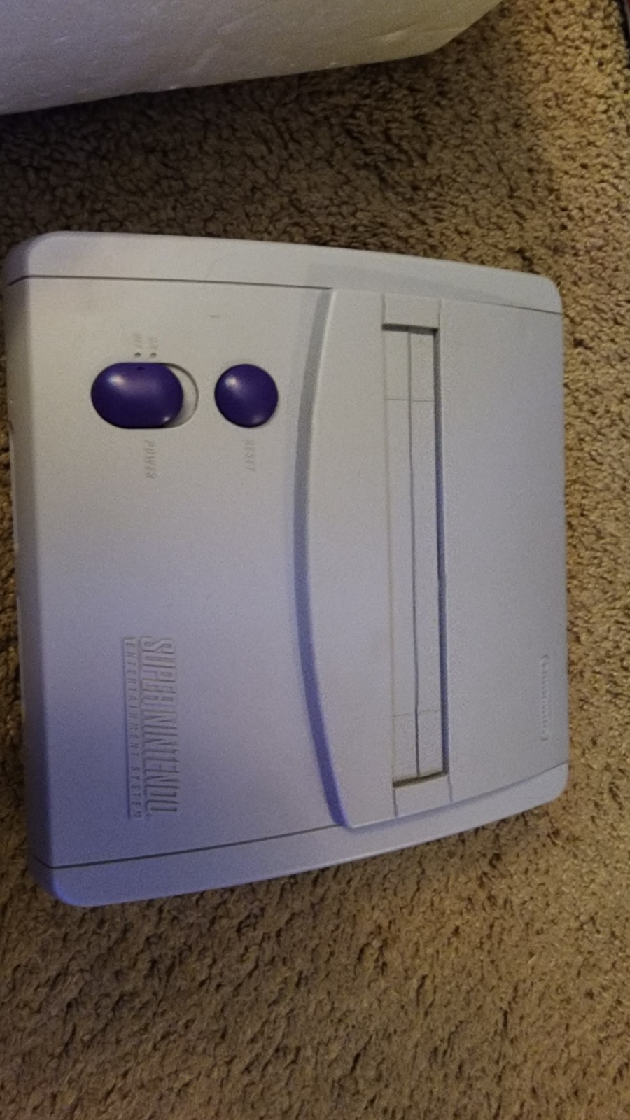 Super Nintendo SNES Mini JR Console In Box SNS-101-Bundle Lot-1 Game