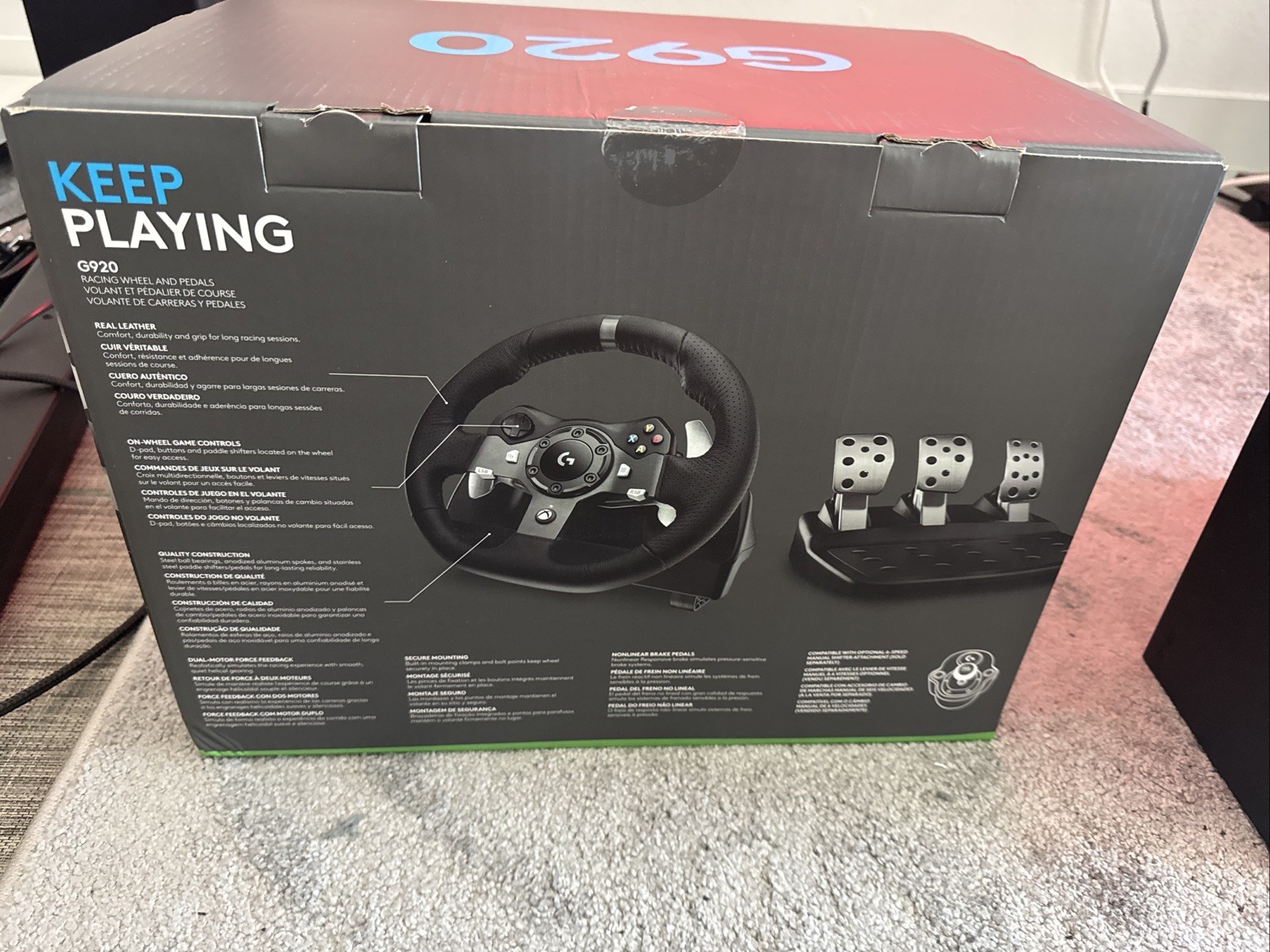 Xbox Series X Racing Bundle Lot – Logitech G920 Wheel – Forza horizon 1, 2, More