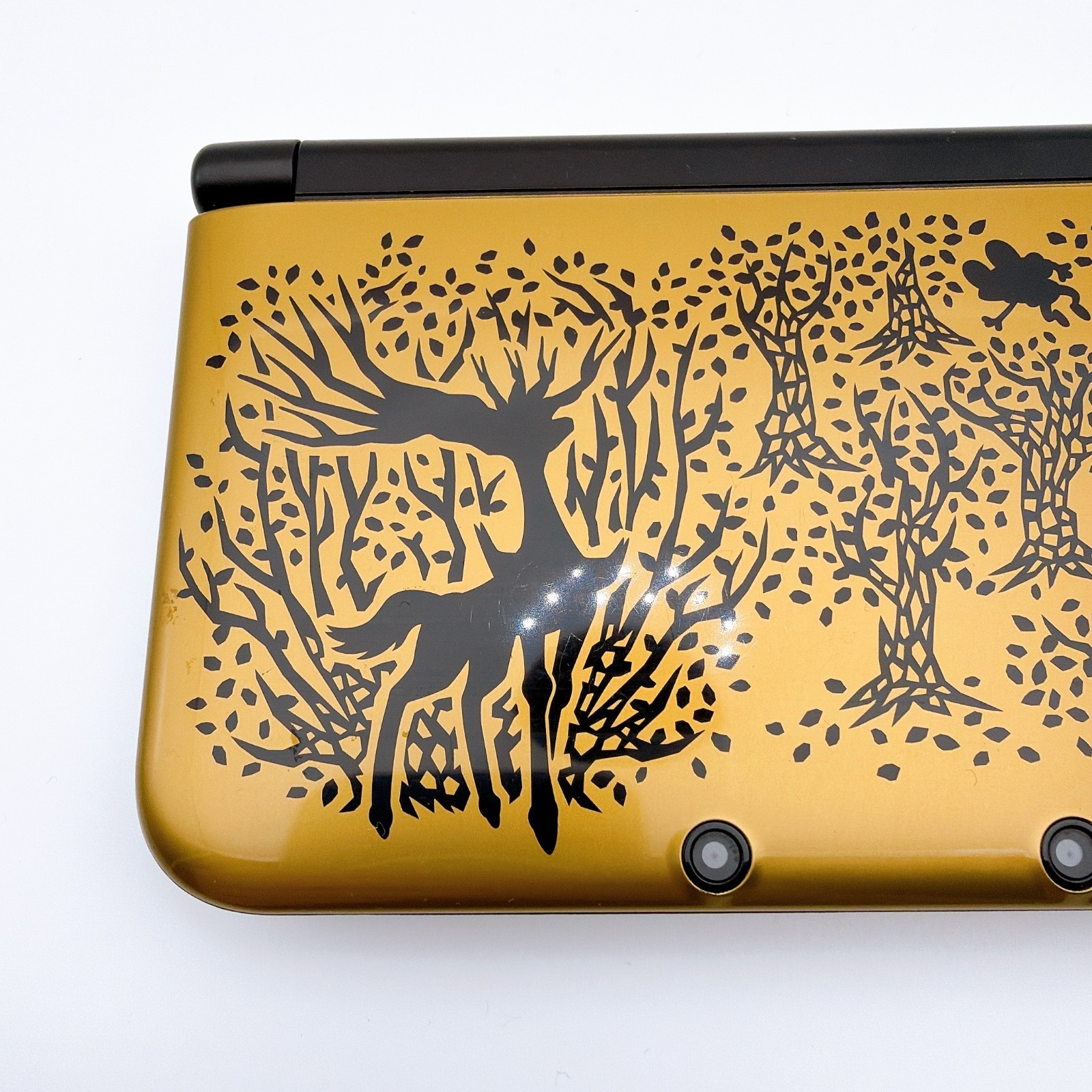 Nintendo 3DS XL Pokemon X Y Gold Limited Edition Console Excellent Japan