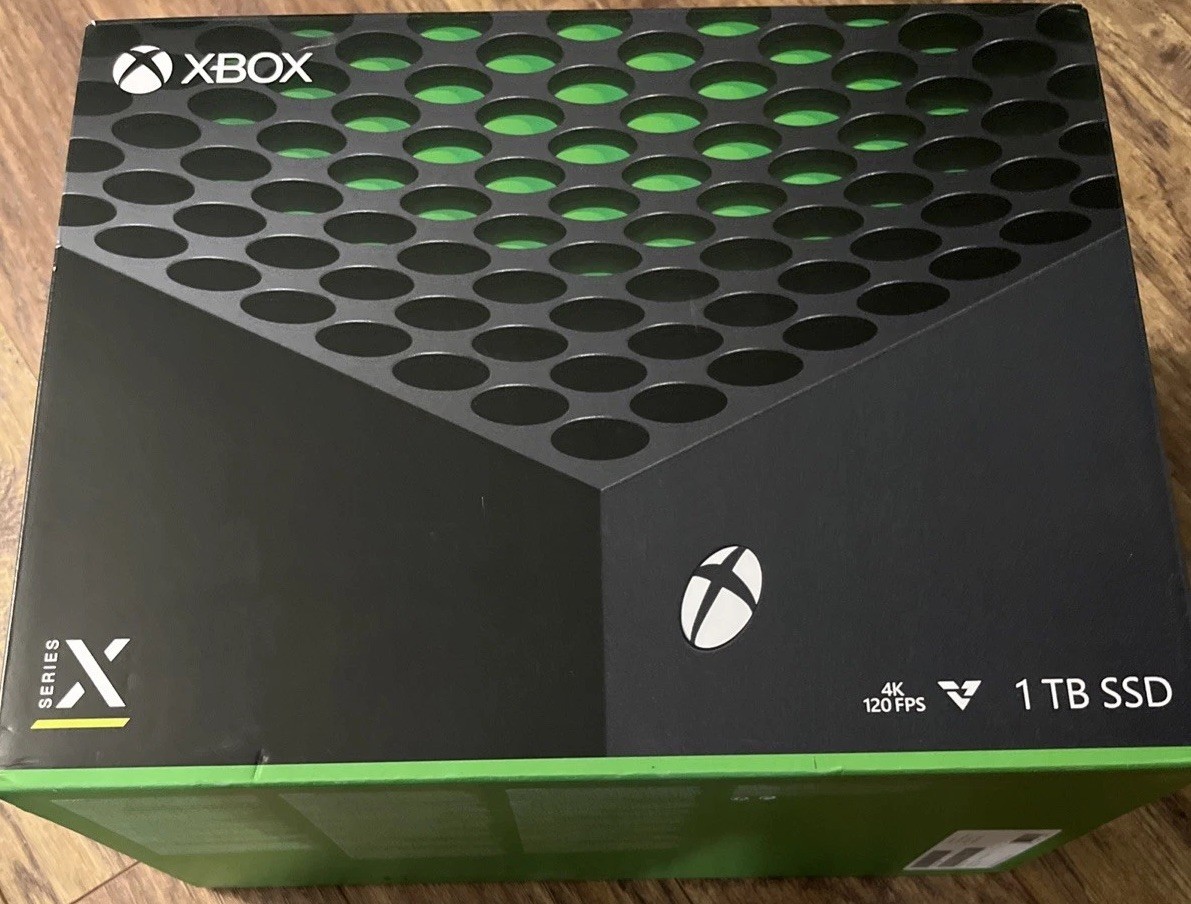 BROKE Microsoft Xbox Series X 1TB Console Only Carbon Black NVR OPENED NO POWER