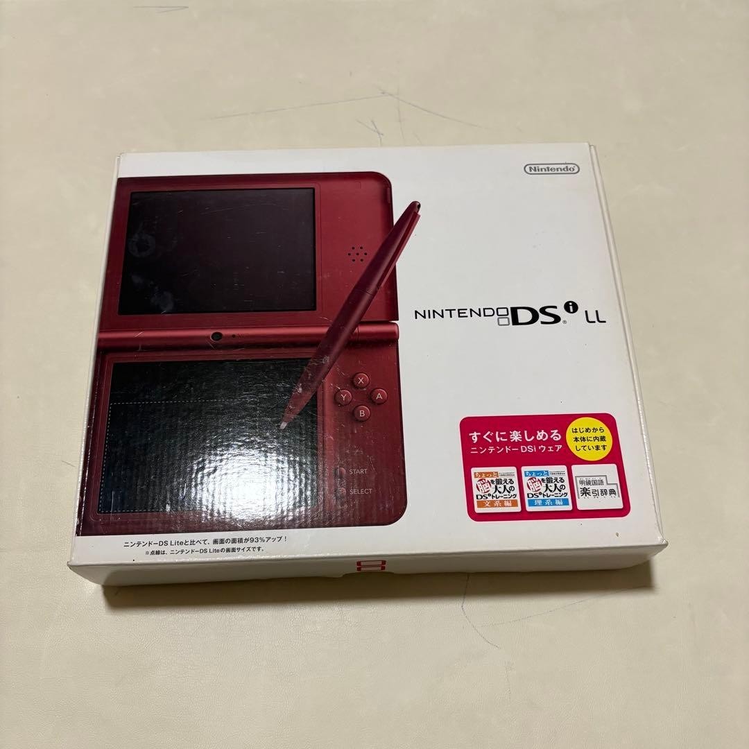 Nintendo DSi LL XL Wine Red Console NTSC-J From Japan Rare Color Tested