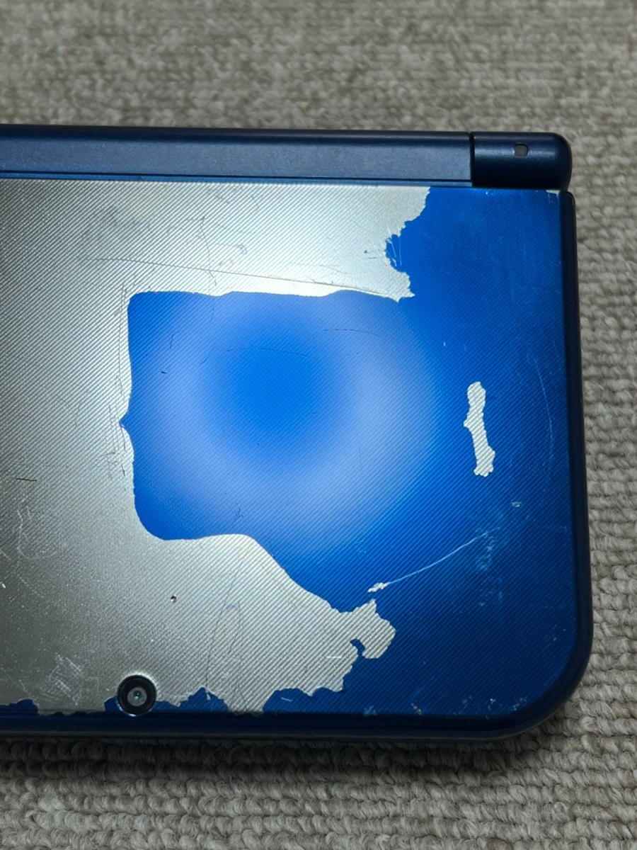New 3DS LL XL Metalic blue Japan Nintendo Console region Japanese B814