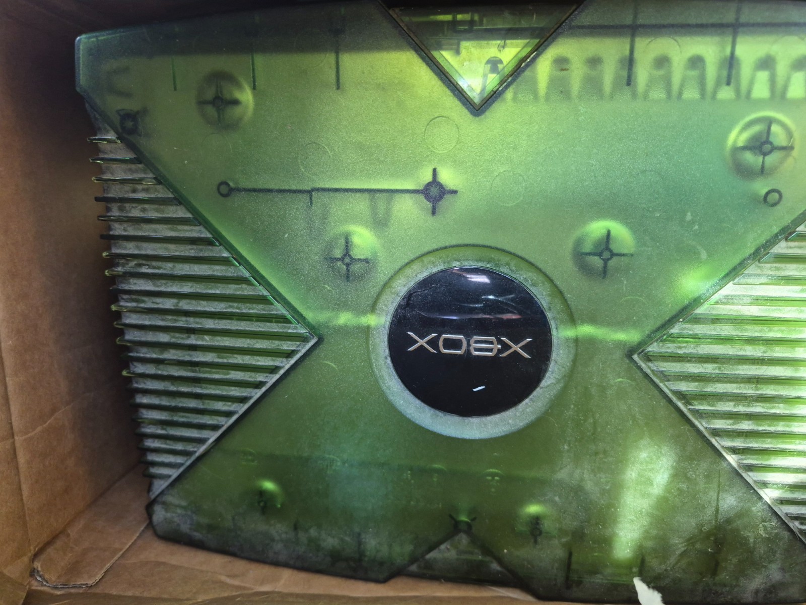 Original Xbox Halo Special Edition Green – Console Only – Rare Clean