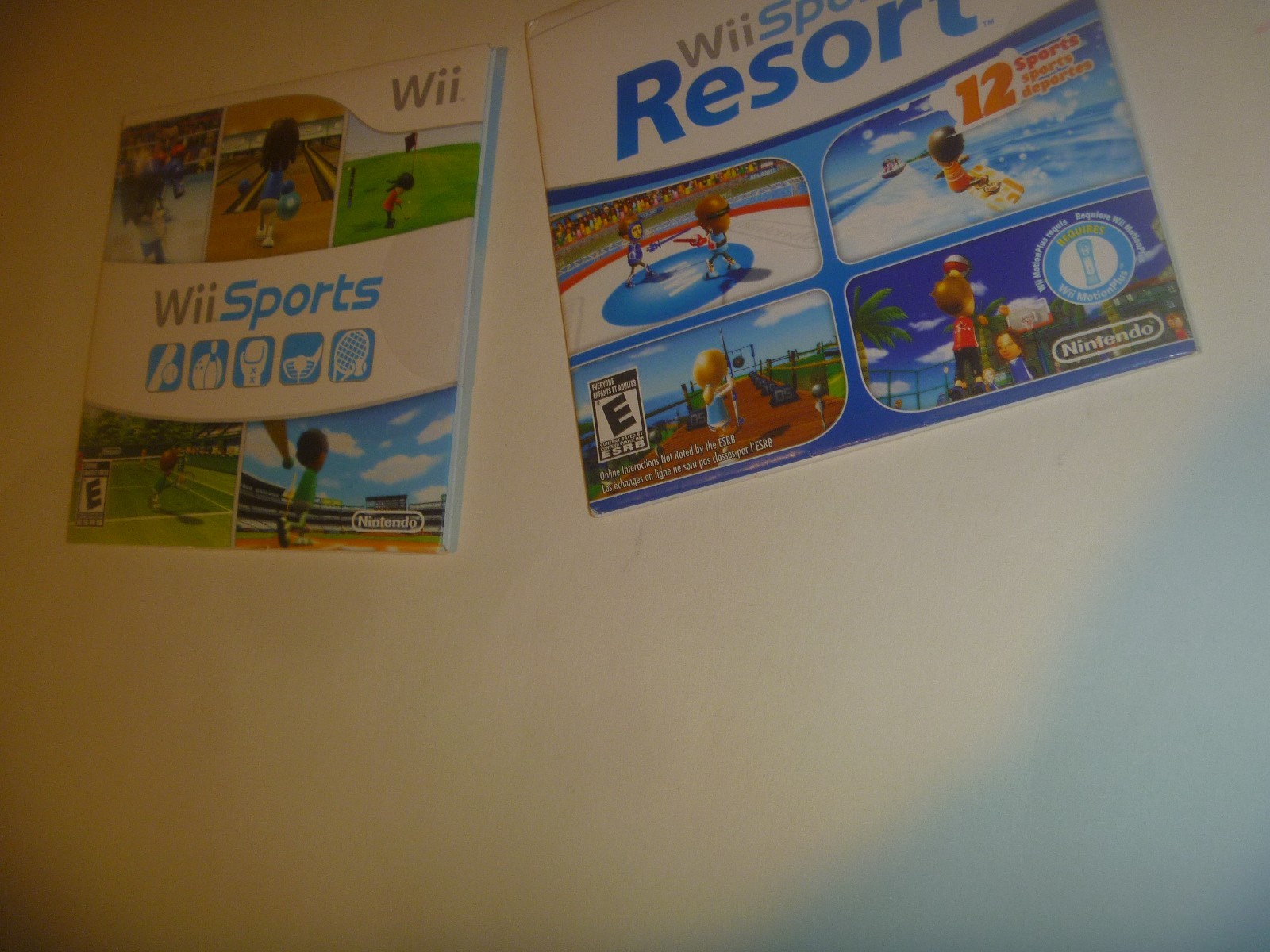 Wii Sports (2006) & Resort (2009) Nintendo Wii Brand New Sealed 2 Game Set Lot