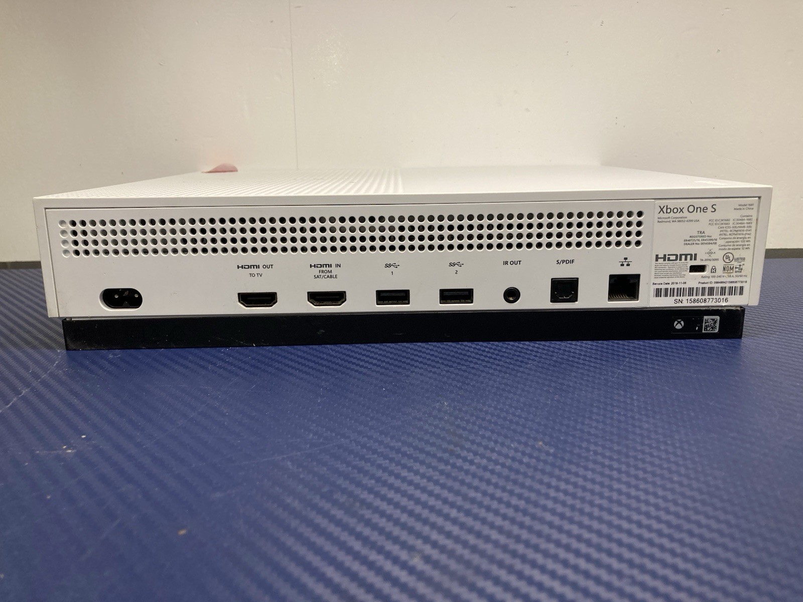 Lot of 2 Microsoft Xbox One S Console 1681 500GB- AS is For Parts Or Repair !!!