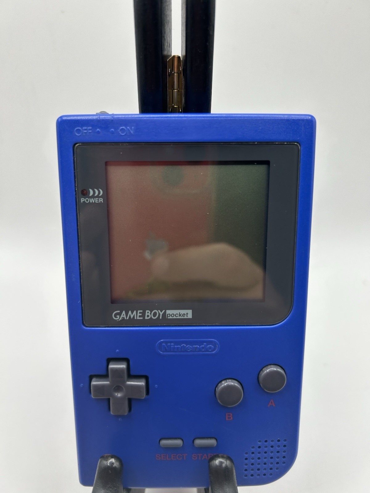 Blue Nintendo GameBoy Pocket (MGB-001) Vintage Original Handheld Tested Works!