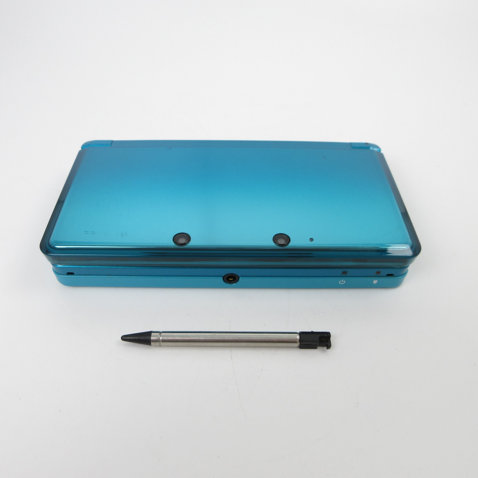 【Very Good】Nintendo 3DS Aqua Blue Console ONLY Japanese Edition #ReRe0525/01