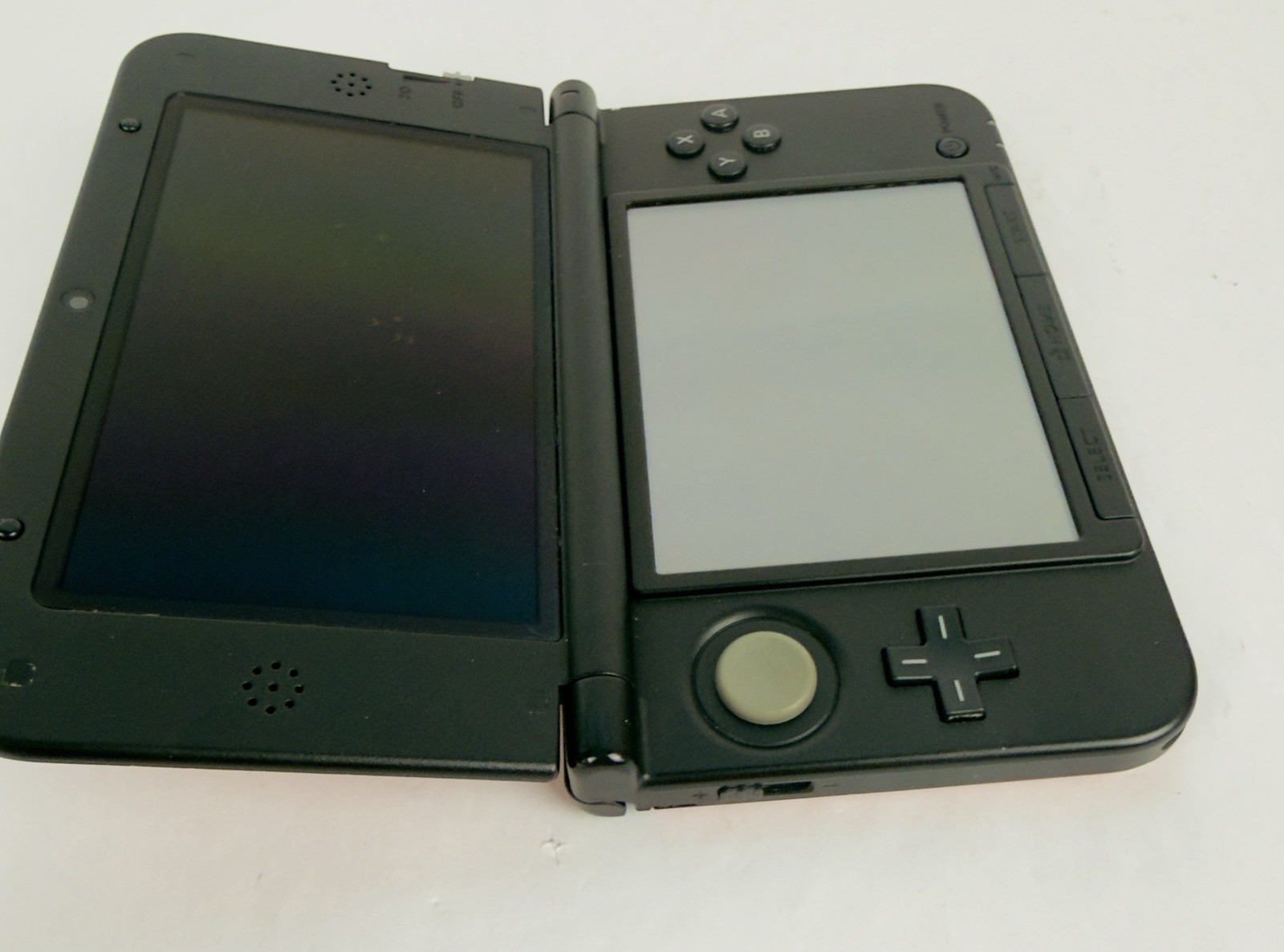 Nintendo 3DS XL Handheld Console – Red/ Black. Top Screen Not Backlit