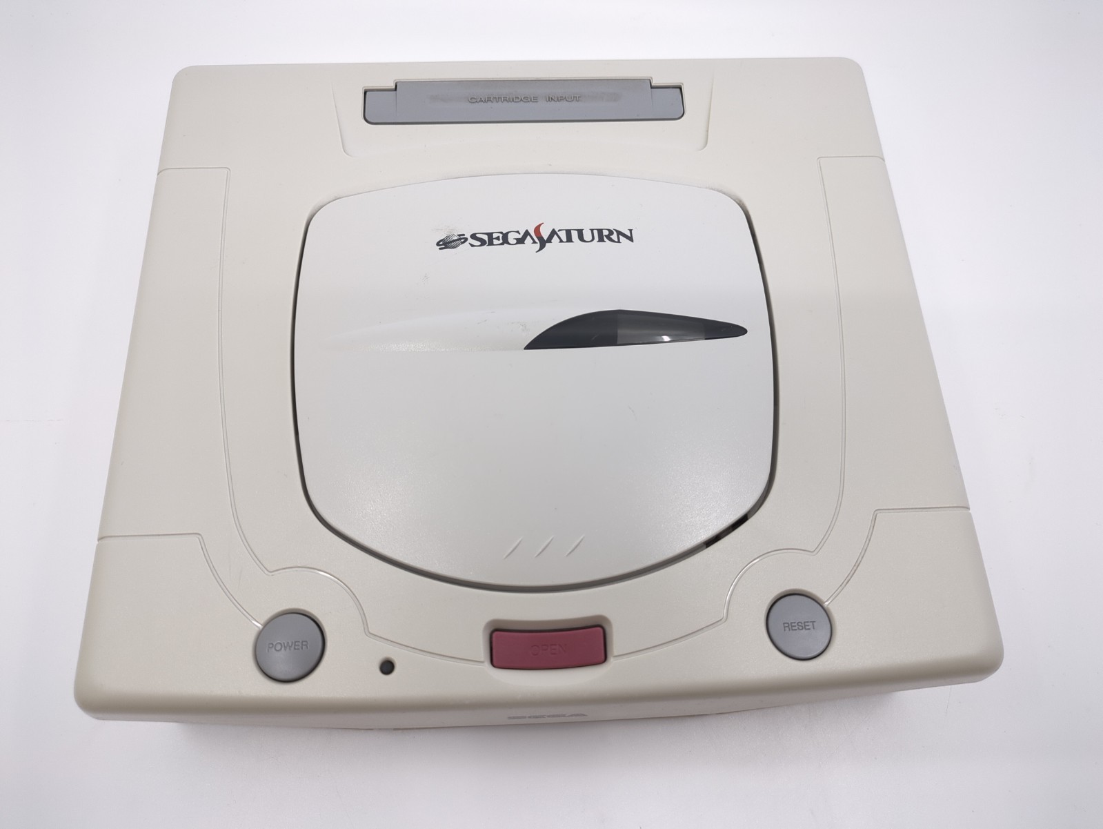 Sega Saturn White Console HST-3220 NTSC-J Japan Tested w/ 2 Games