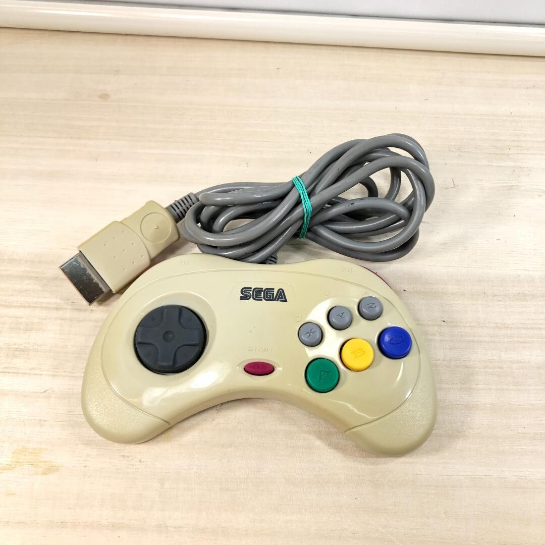 Sega Saturn Console White HST-3220 confirmed working Japanese Version Tested