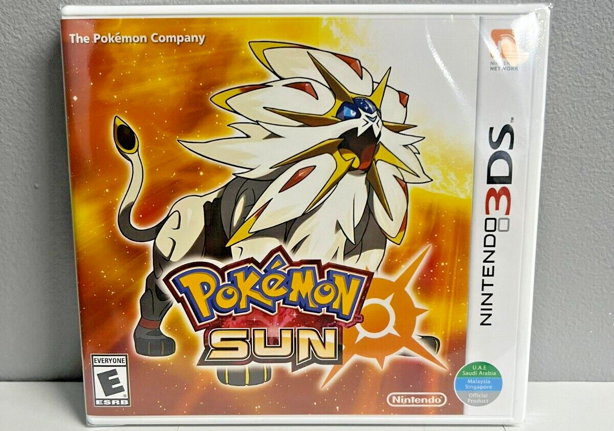 Pokemon Sun & Moon – Nintendo 3DS Brand New (Multiplayer, RPG 2016) Bundle