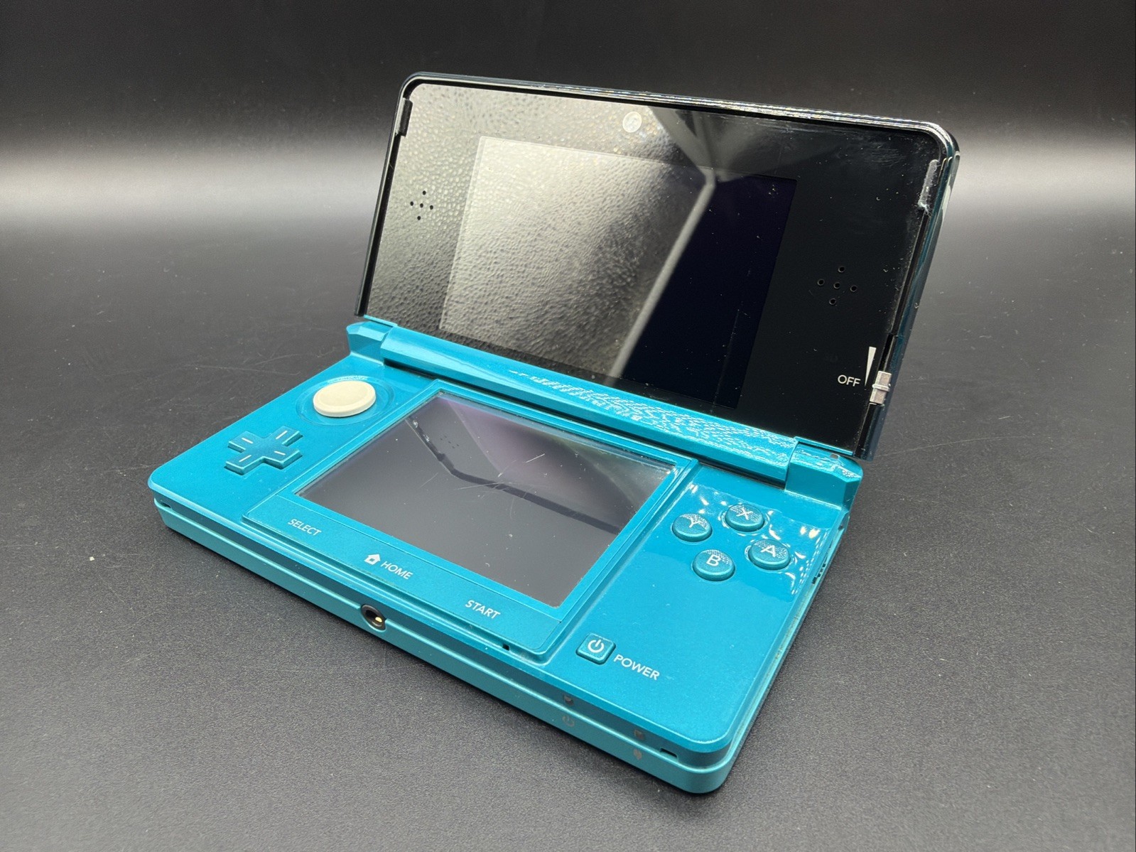 Nintendo 3DS Handheld System – Aqua Blue •READ DESCRIPTION! Tested Working