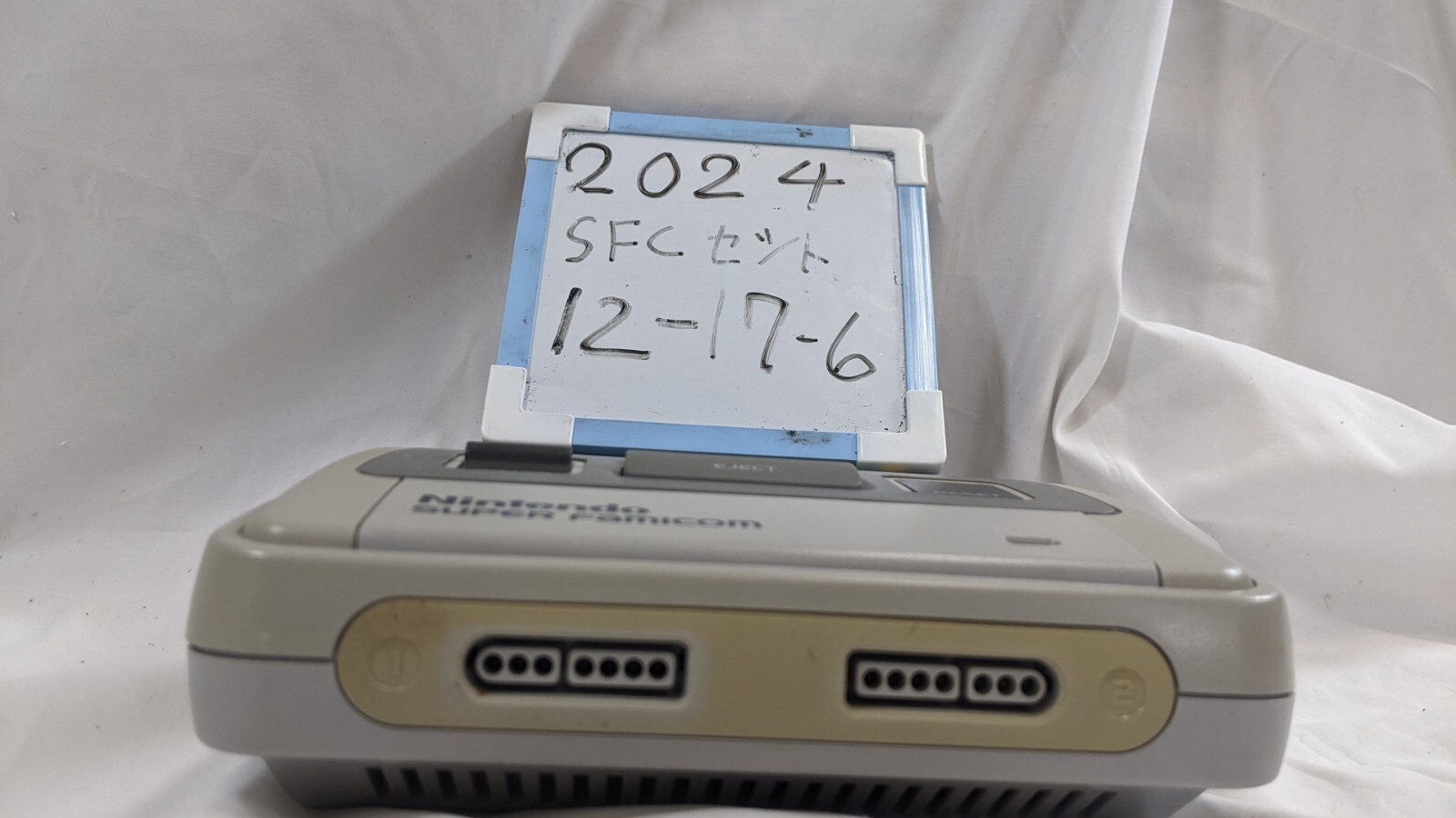 Nintendo Super Famicon SNES Console complete in Box excellent Condition 12-7-6