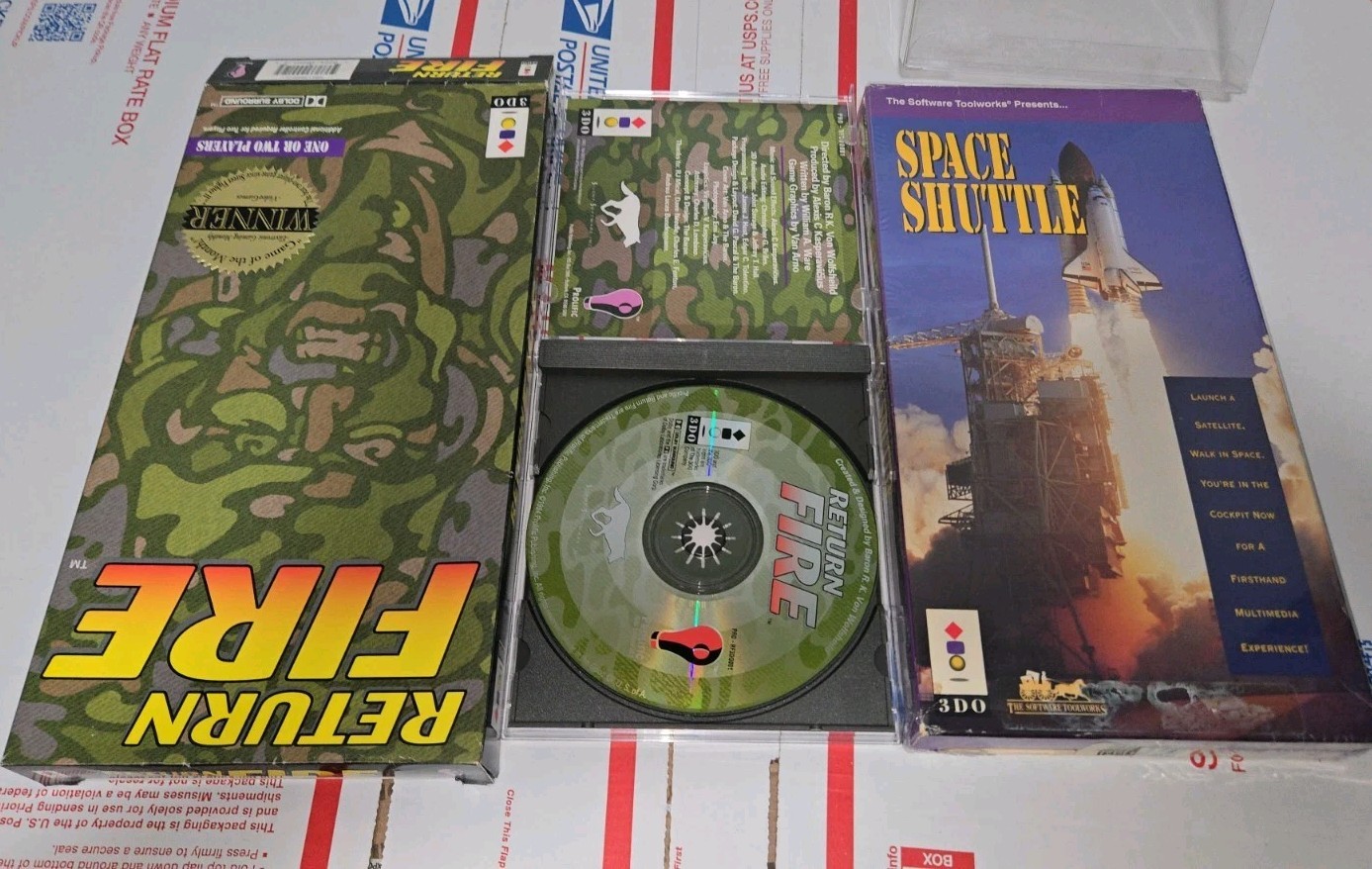 5 3DO Games Including Space Shuttle, Crime Patrol, Return Fire Read Listing!