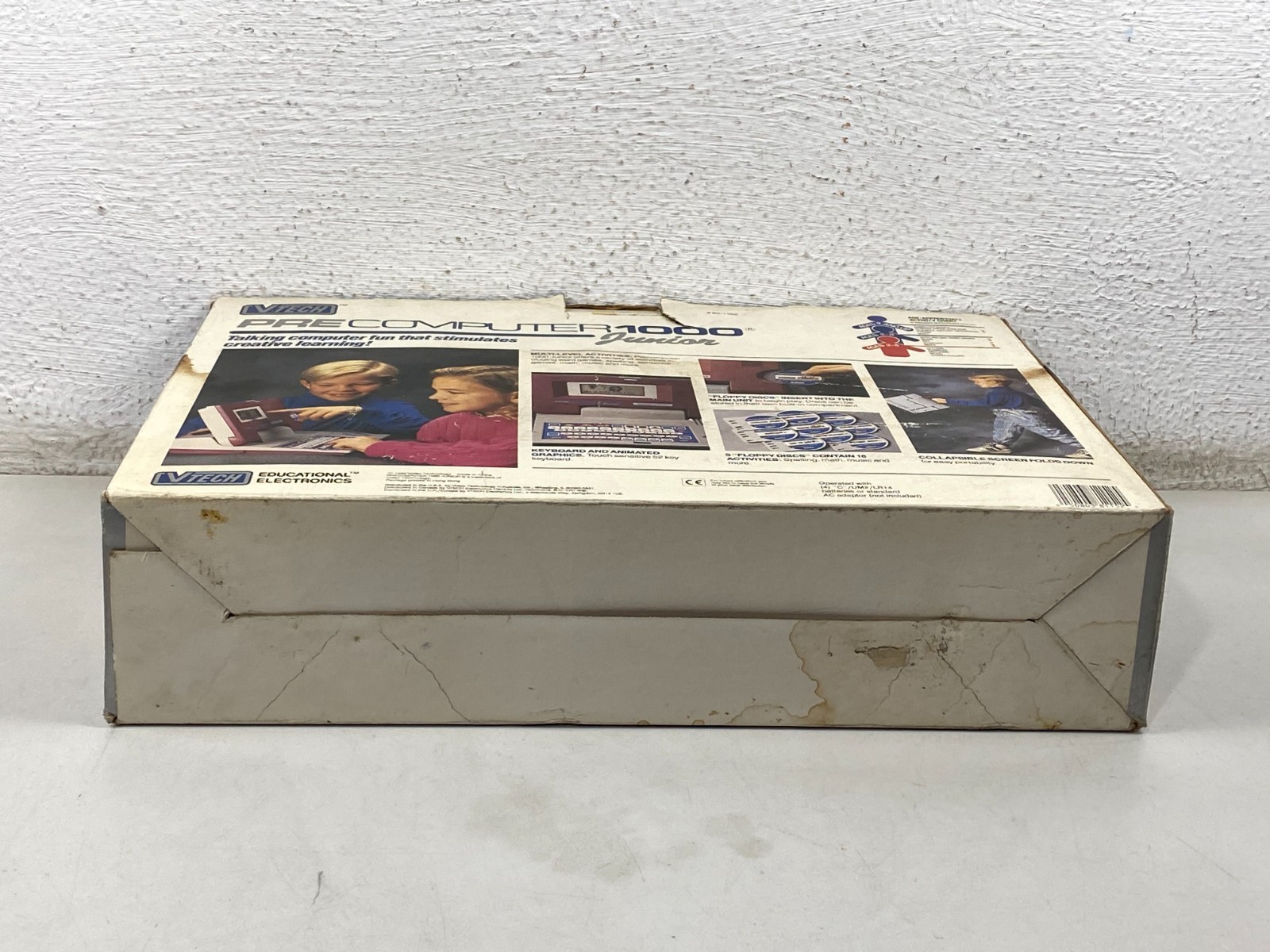 Vintage VTECH Pre Computer Junior 1000 Learning Educational Game 1990 NEW