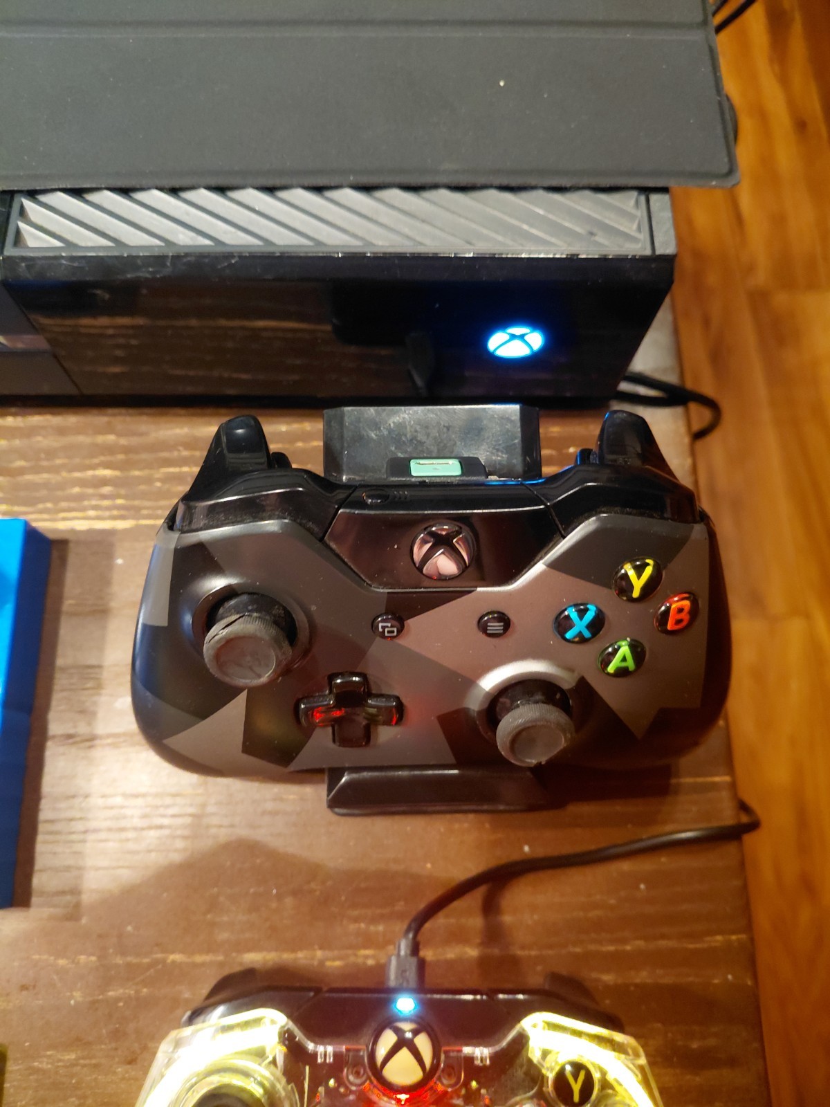 Xbox One Bundle with Portable Computer Monitor Used Tested Works Great