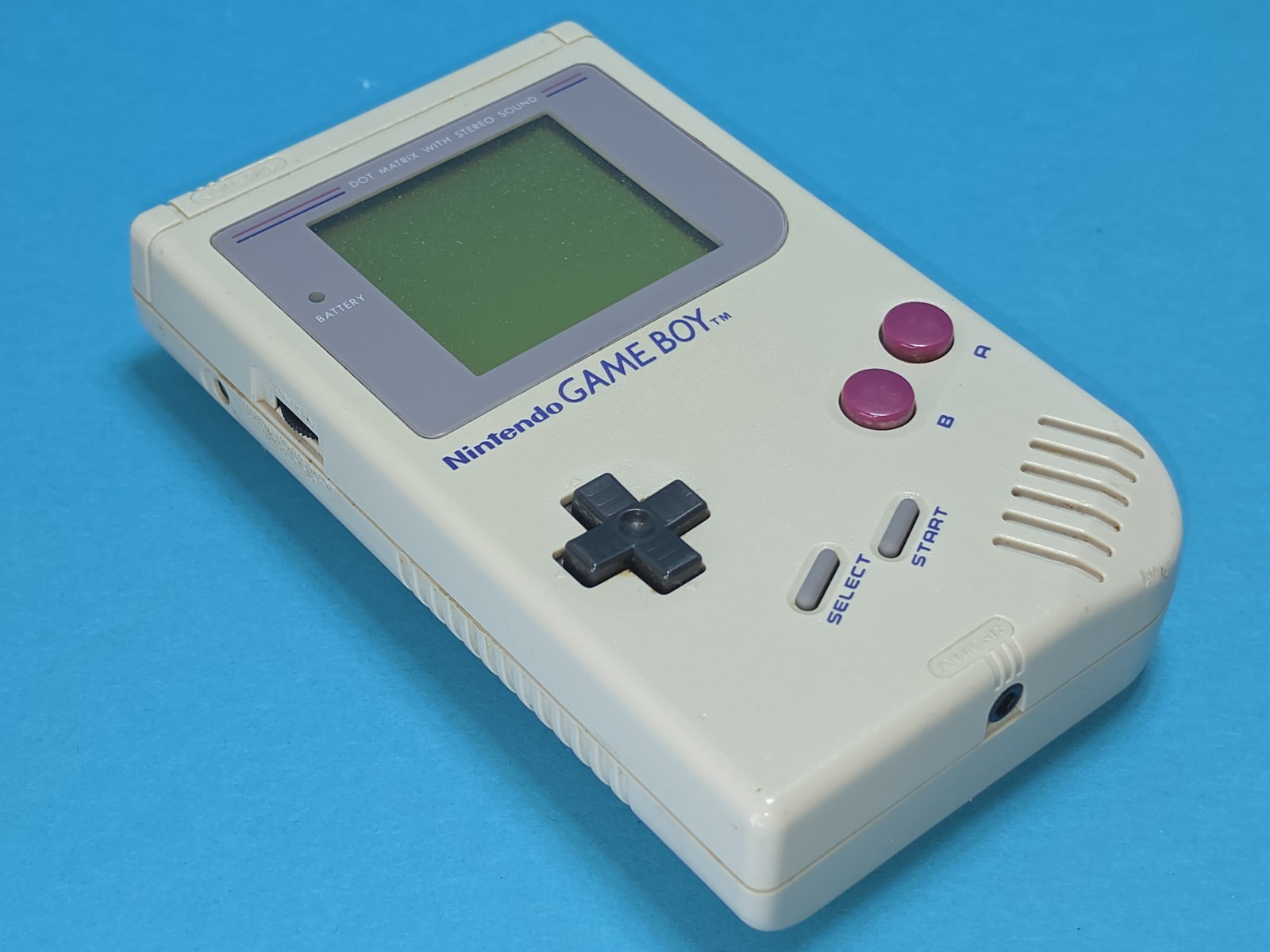 Vintage Nintendo Gameboy Console Bundle DMG-01 First Edition 1989 *As Is*