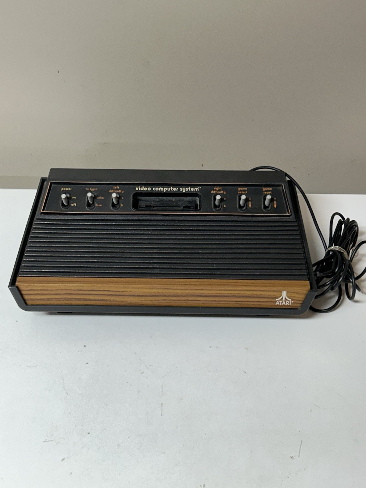 Atari CX-2600 Six Switch Video Game Console Only FOR PARTS OR REPAIR READ !!!