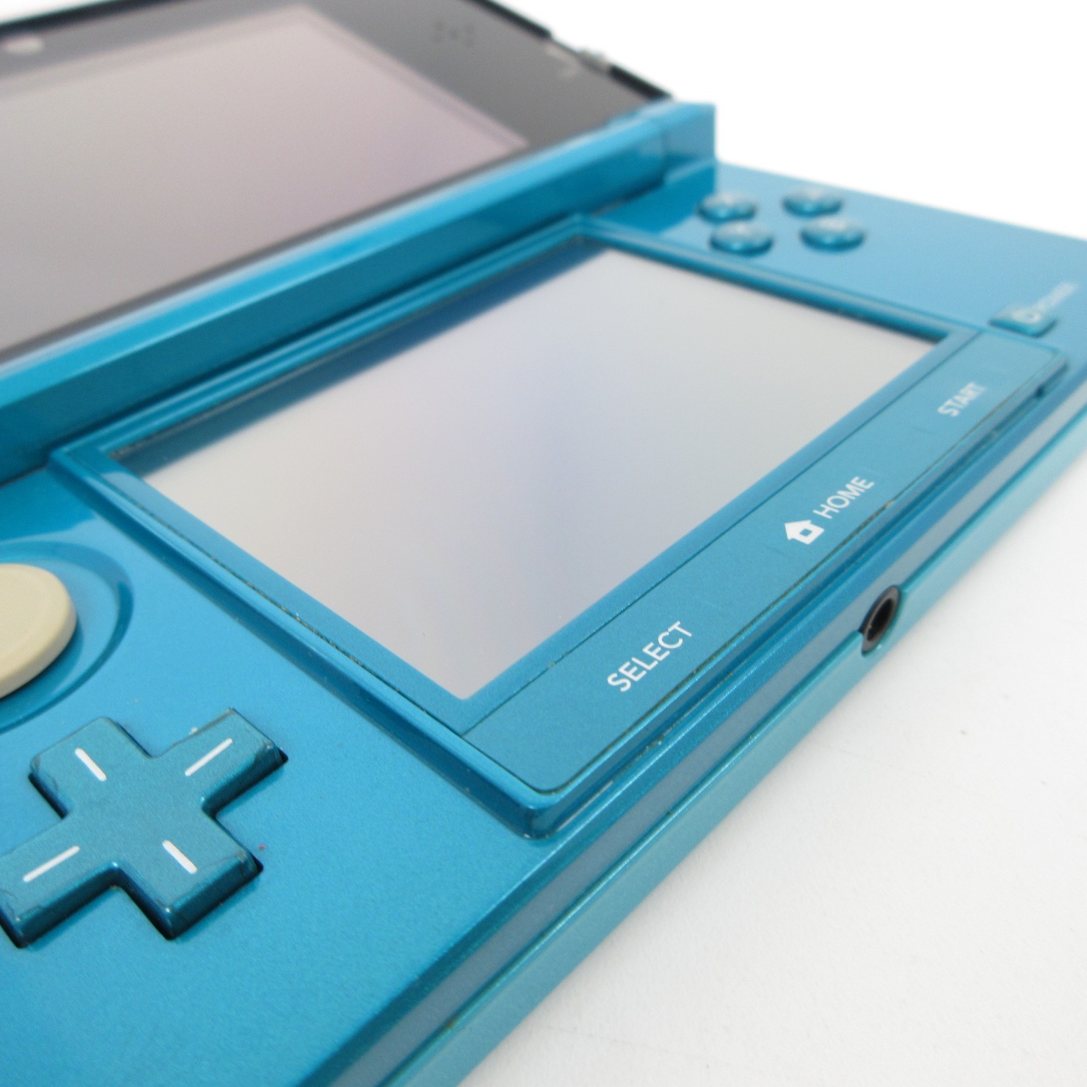 【Very Good】Nintendo 3DS Aqua Blue Console ONLY Japanese Edition #ReRe0525/01