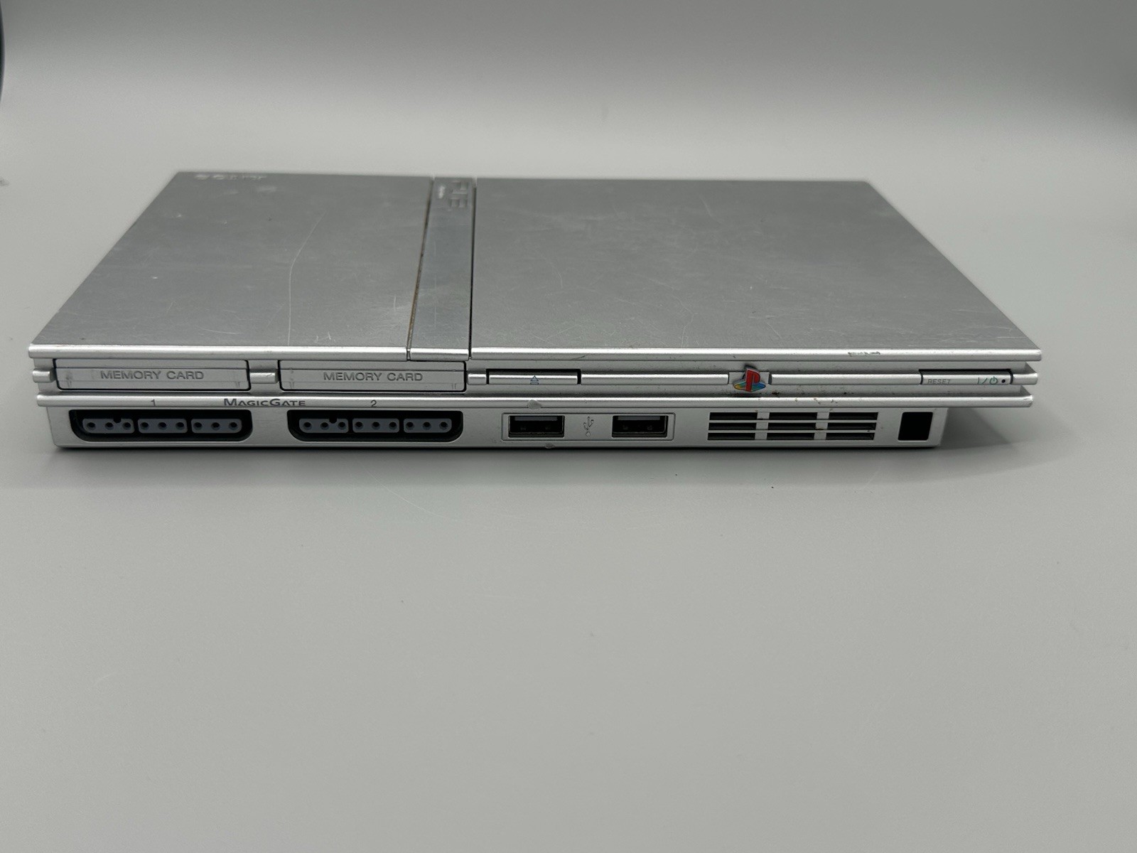 Sony Playstation 2 Slim Silver SCPH-79001 Console Only Tested Video Game PS2