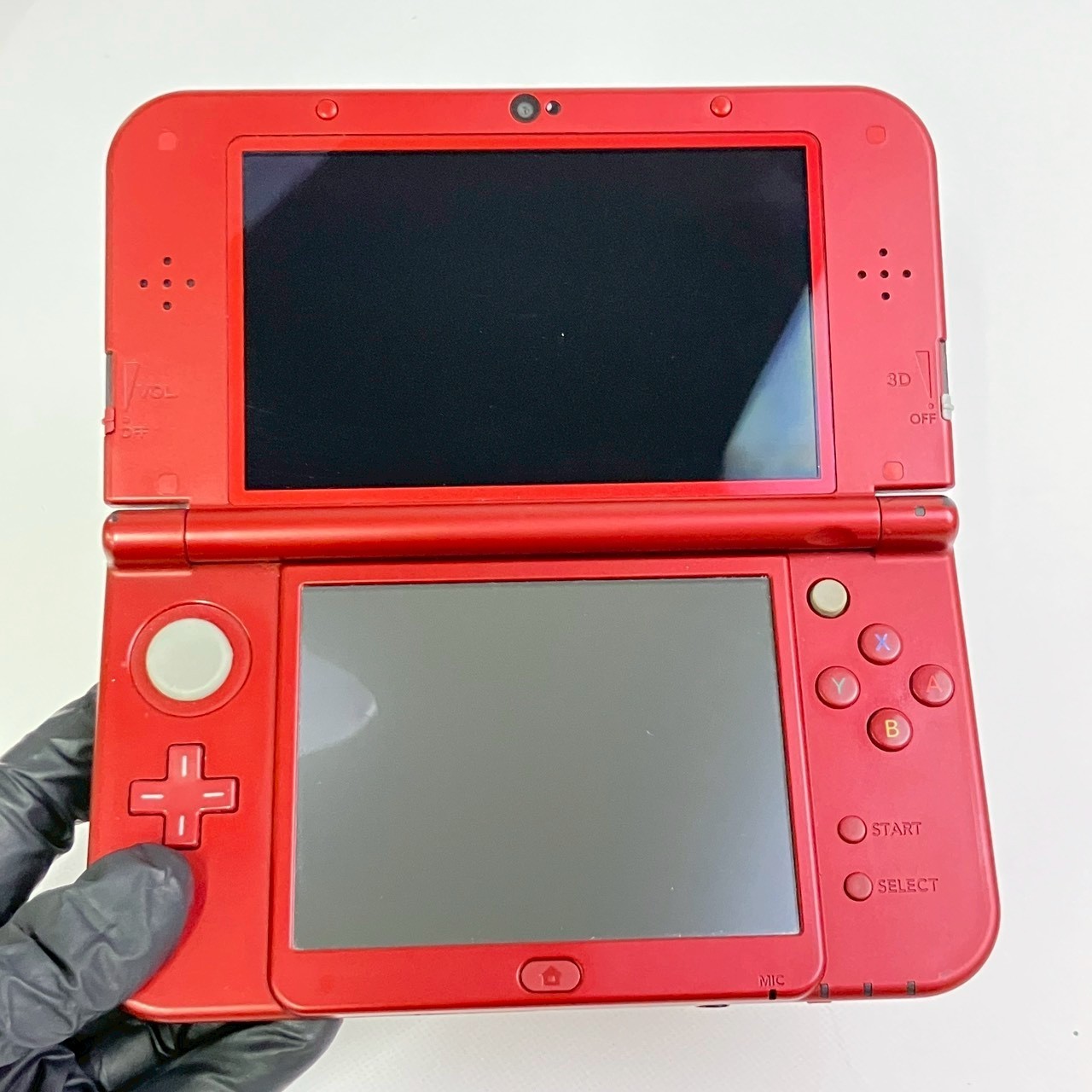 Bottom IPS Nintendo new 3DS LL XL Metallic Red Console Region Japanese Only gg0