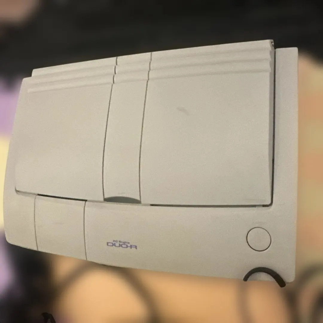 NEC PC Engine DUO R Console with Controller AC Adapter AV Cable As Is Used