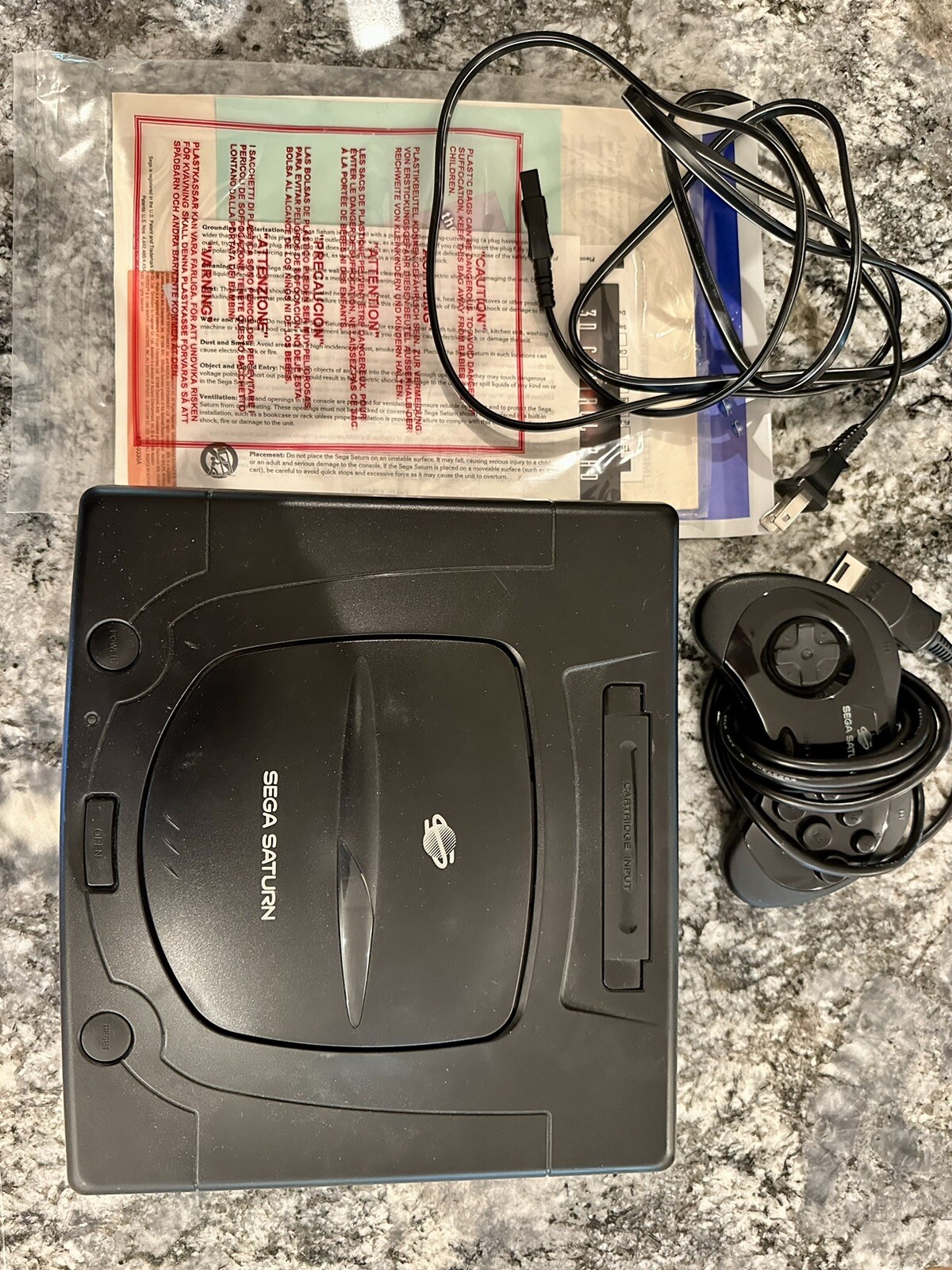 Super Rare Sega Saturn SS Game Console Box Set System North America Version