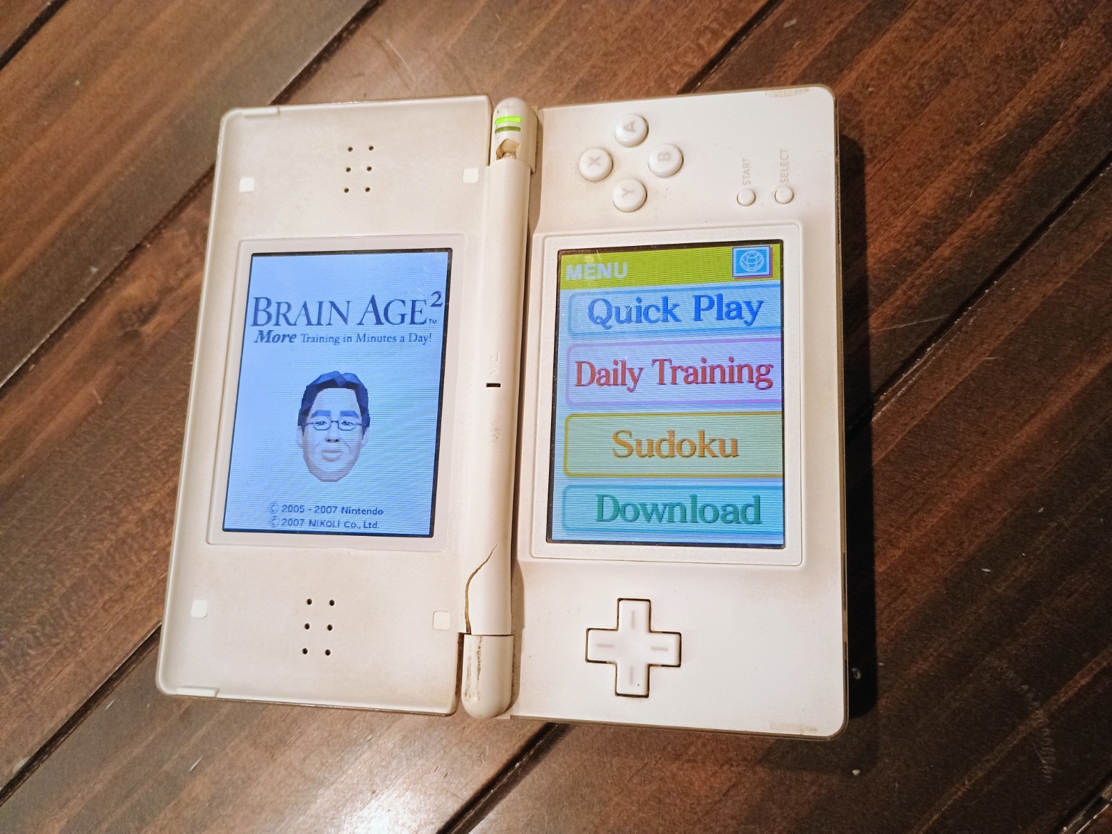 Nintendo DS Lite Handheld System White (Read Description)
