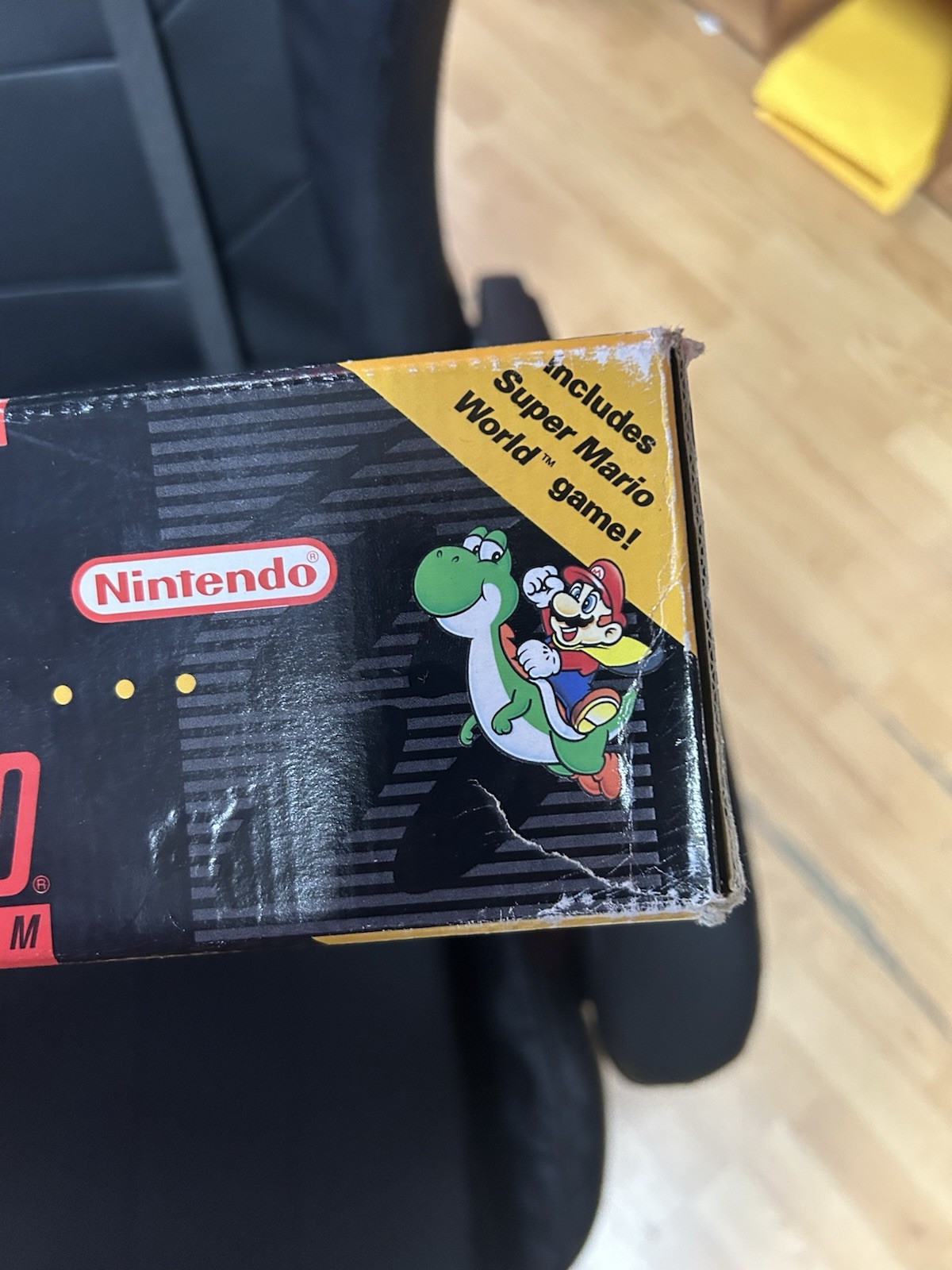 Nintendo Super NES Super Set Console Super Mario World/Mario All Stars in Box