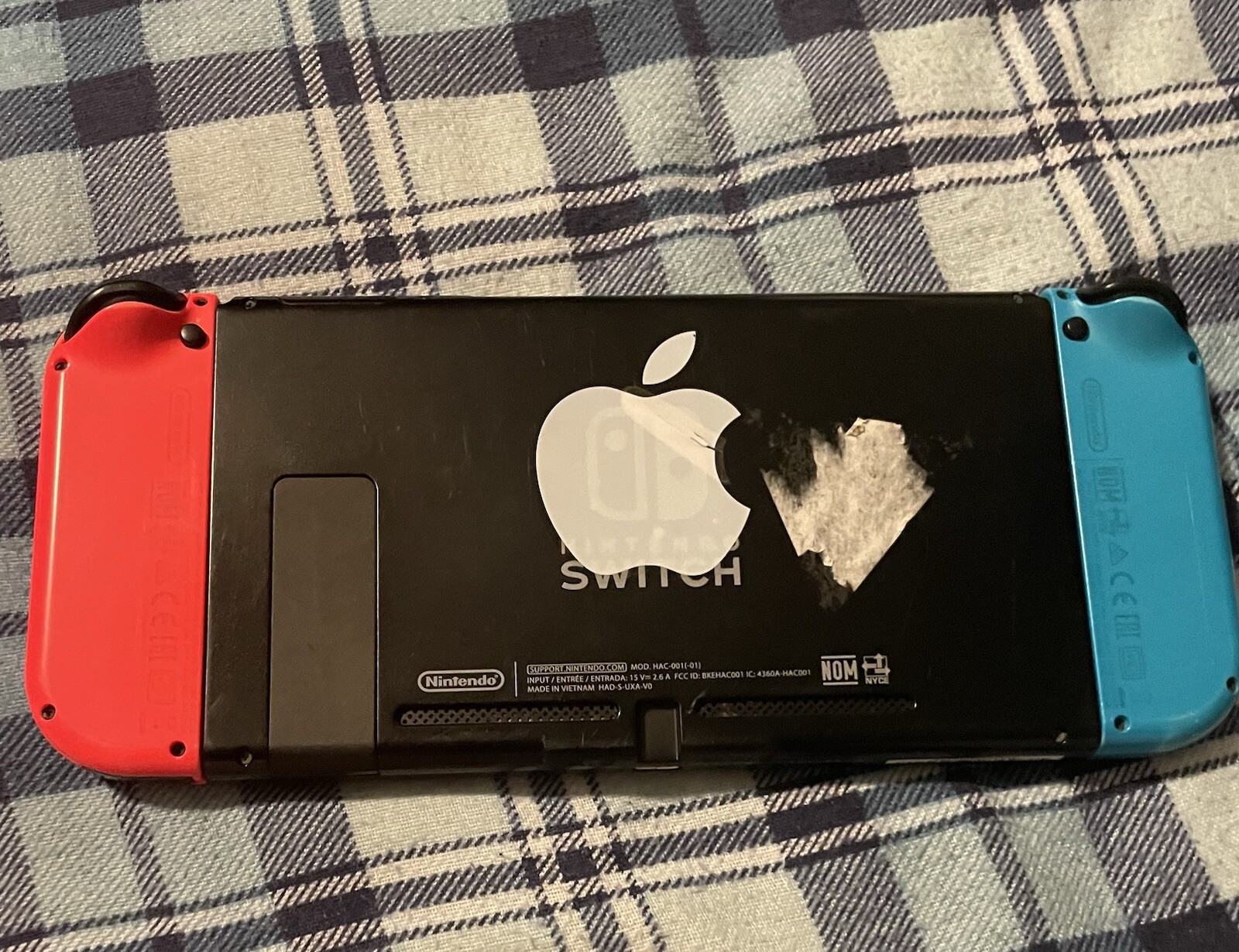 Nintendo Switch Stand Included, Right Connector Is Broken But Works.