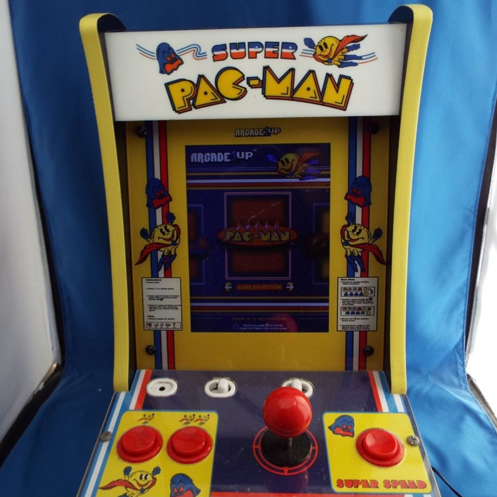 Arcade1Up Countercade – Mini Arcade 4-in-1 Pac-Man/Super Pac-Man/Dig Dug/Rally-X