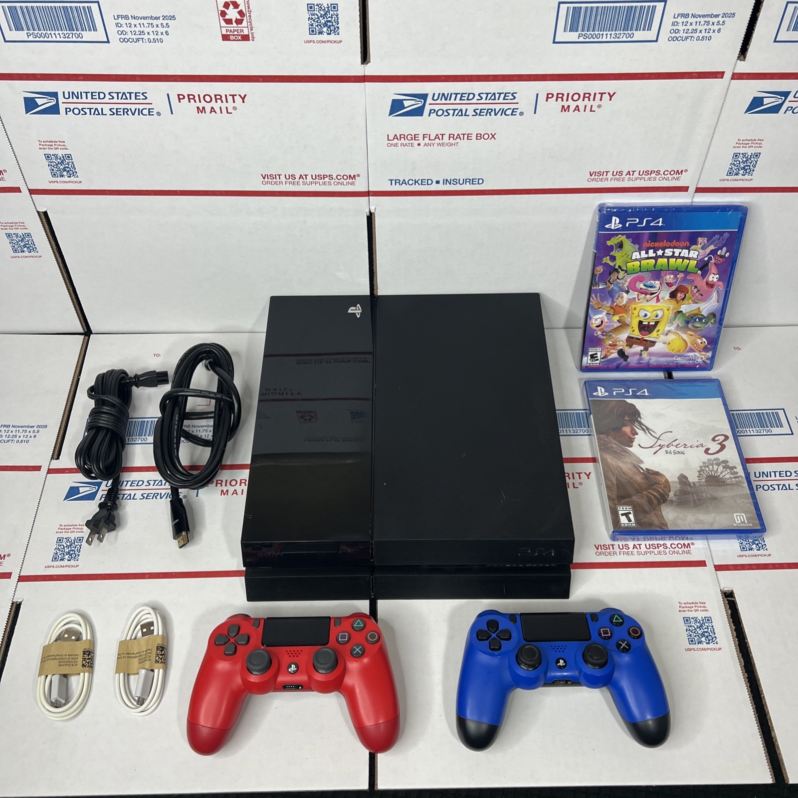 Sony PlayStation 4 PS4 Console Bundle 500gb +2 NEW games – SAME DAY – WARRANTY