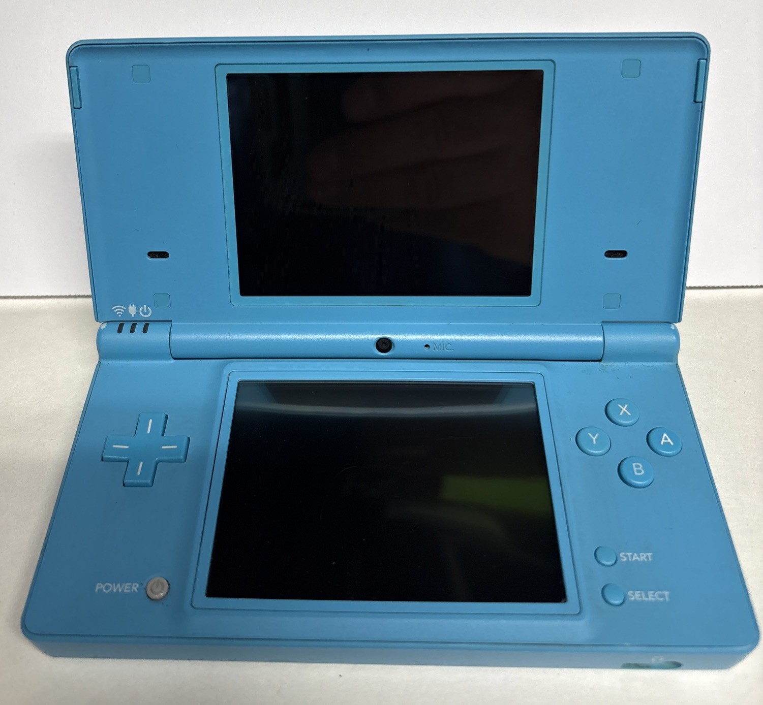 Nintendo DSi Handheld Game Console TWL-001 Teal Blue No Charger Or Stylus Tested