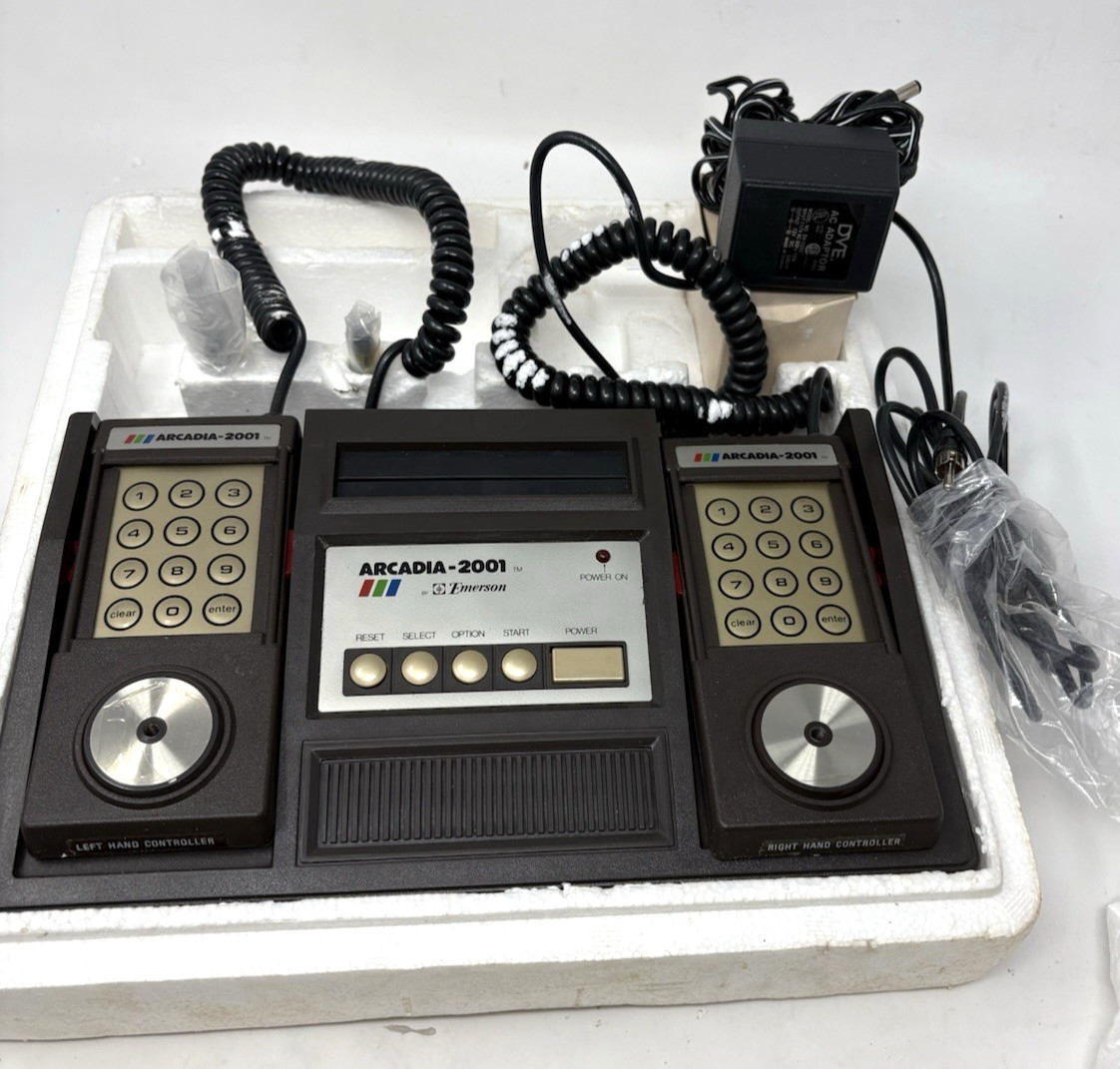 Emerson ARCADIA 2001 Video Game Console UNTESTED AS FOUND FOR PARTS ONLY