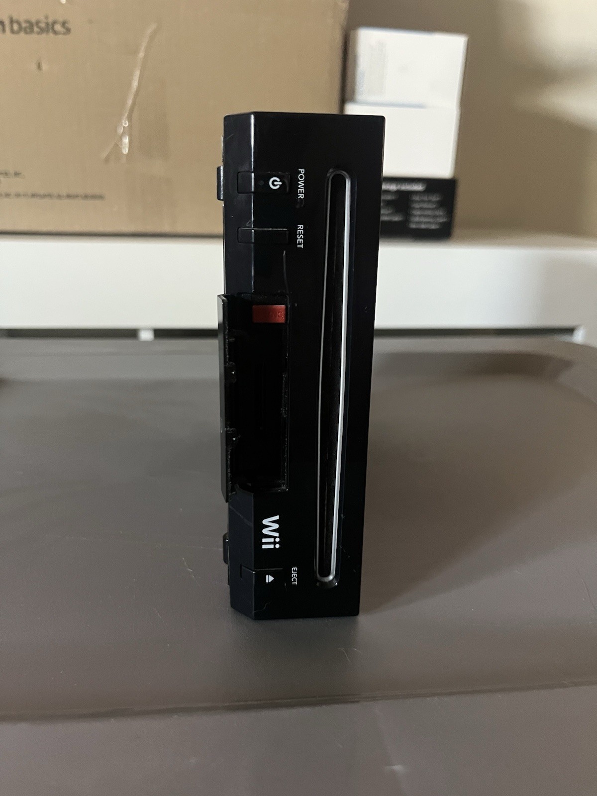 Nintendo Wii Gamecube Compatible RVL-001 Tested Works Console ONLY Black