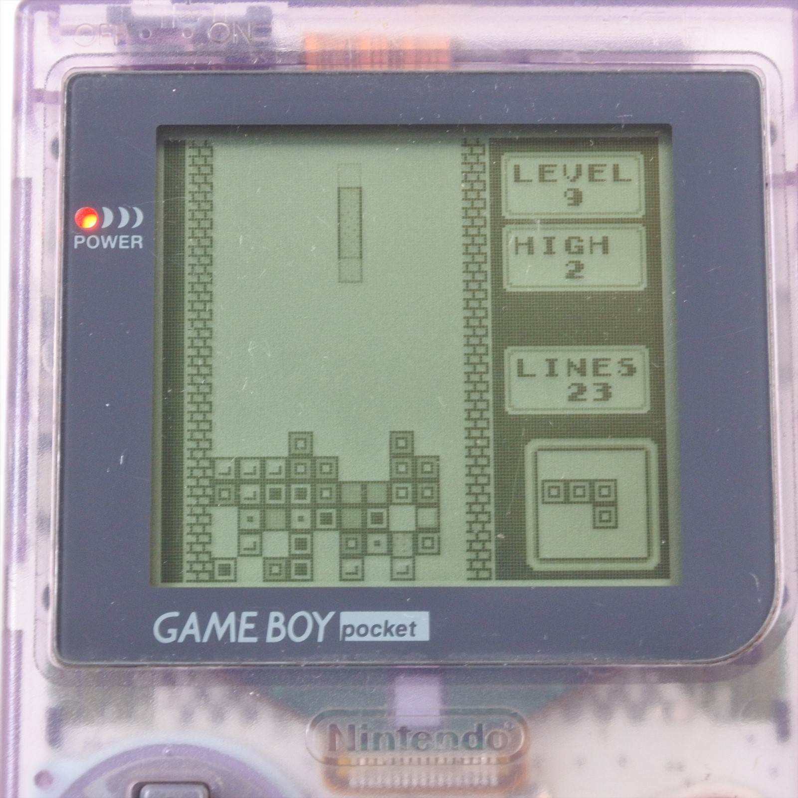 Gameboy Pocket CLEAR PURPLE Console MGB-001 Boxed Nintendo CHINA MH15650545 gb