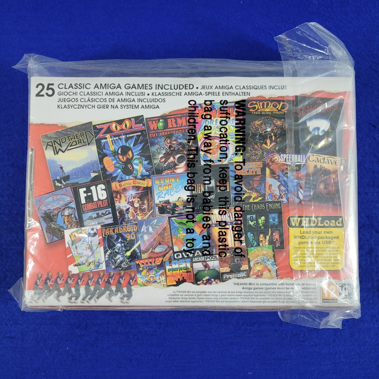 A500 MINI 25 Retro Games Console NEW & Sealed HDMI Modern 2022 Edition AMIGA 500