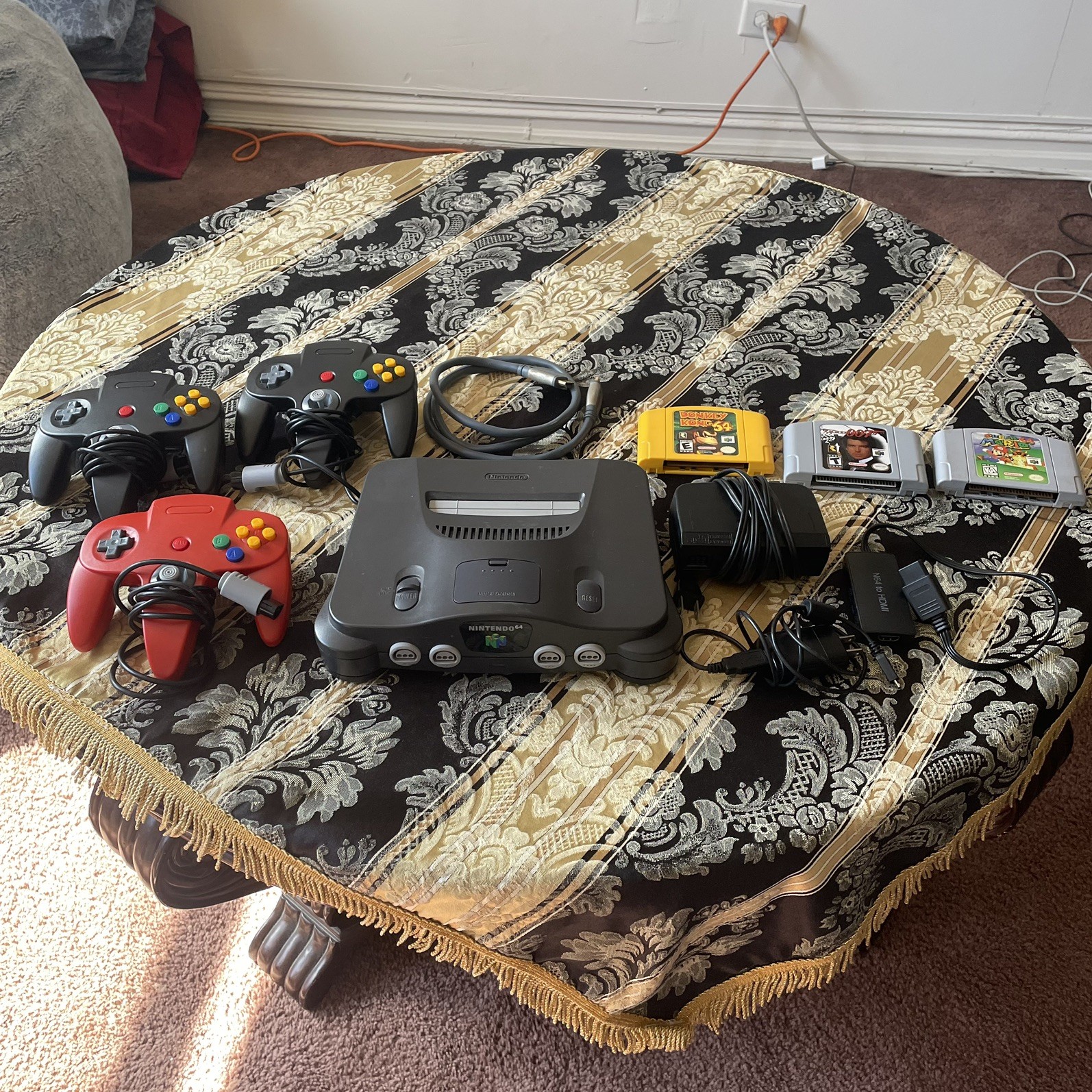 Nintendo 64 N64 System Bundle Tested Working Mario 64 GoldenEye DK64 HDMI