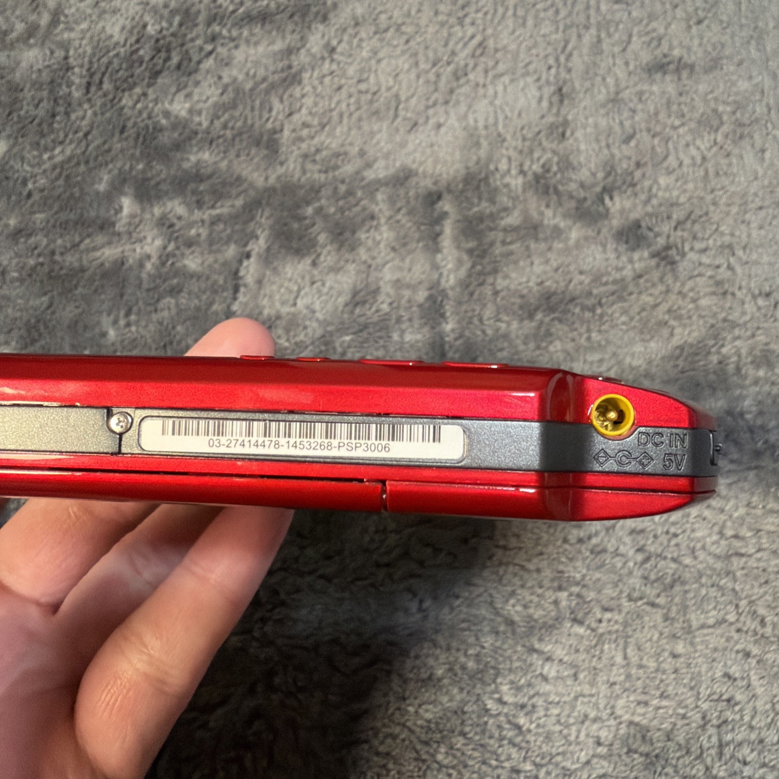 Sony PSP 3000 RED UMD DRIVE NOT WORKING 128 Gb Micro Sd CARD included