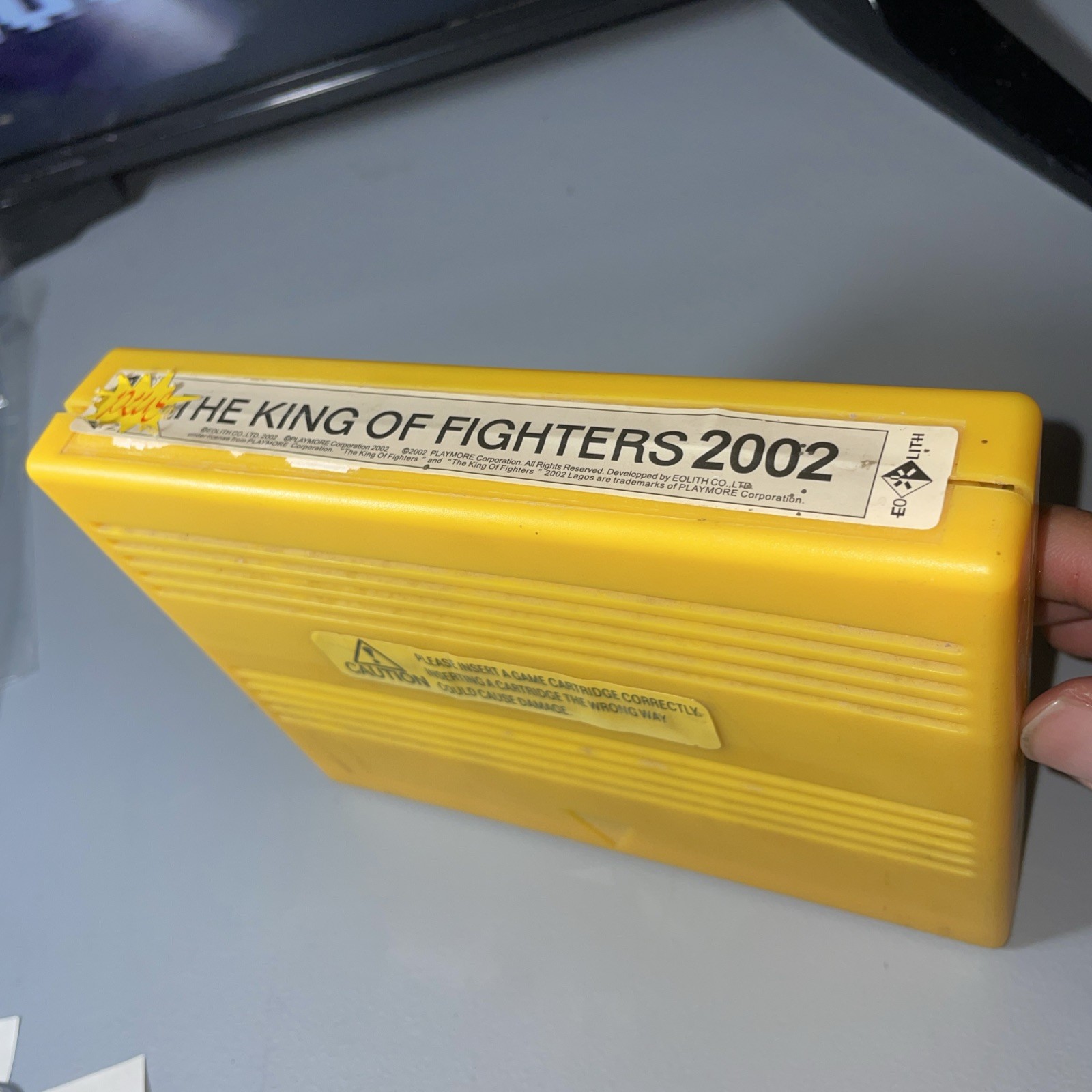 King of Fighters 2002 Plus NeoGeo MVS cartridge Cart Free Shipping Yellow
