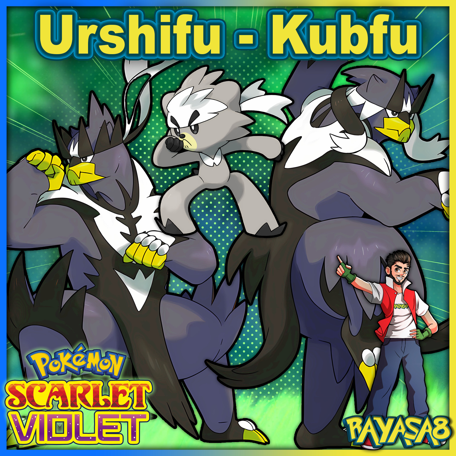 Pokemon Scarlet and Violet ⭐️6IV⭐️Best Stats Kubfu Urshifu Forms Pokémon Home