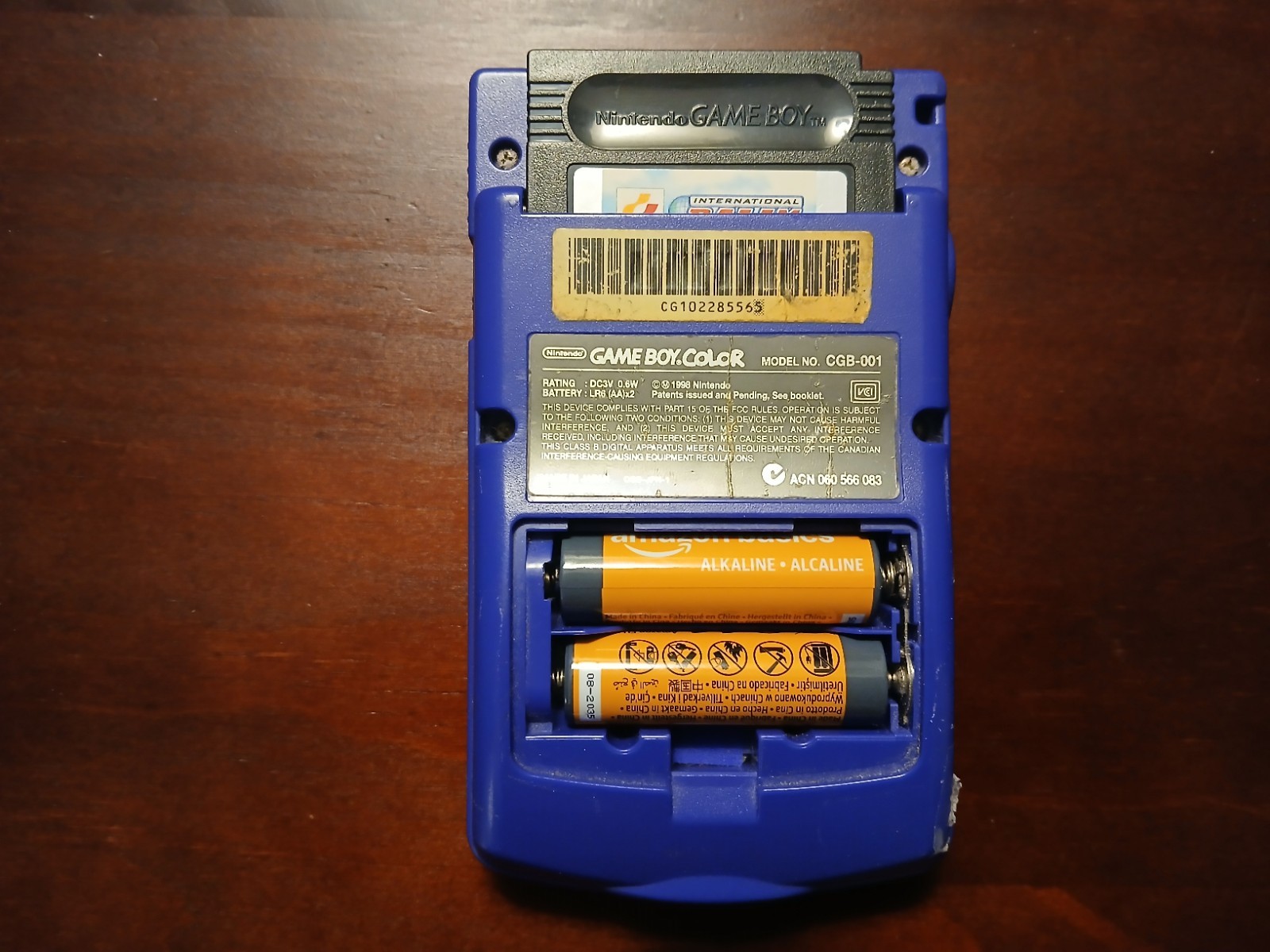 Nintendo Game Boy Color Grape Console – Includes International Rally Game.