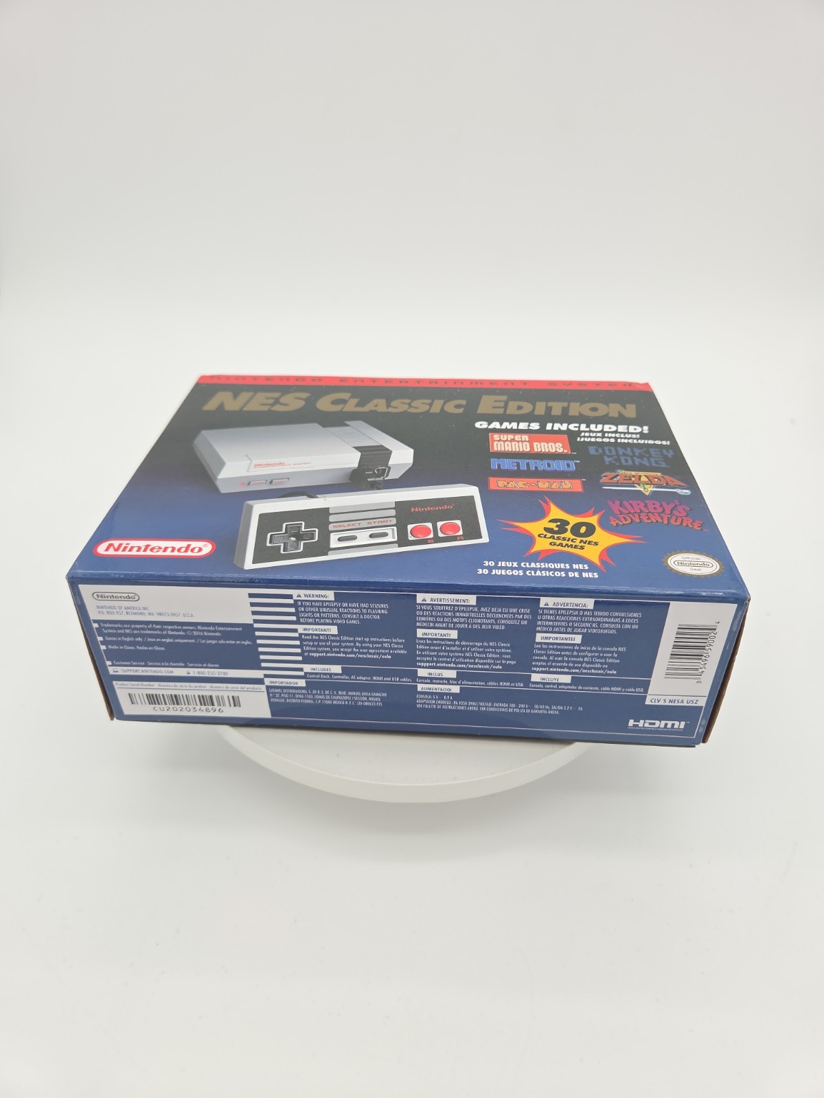 Nintendo NES Classic Edition Mini Console CIB Complete 30 Games HDMI DS Open Box