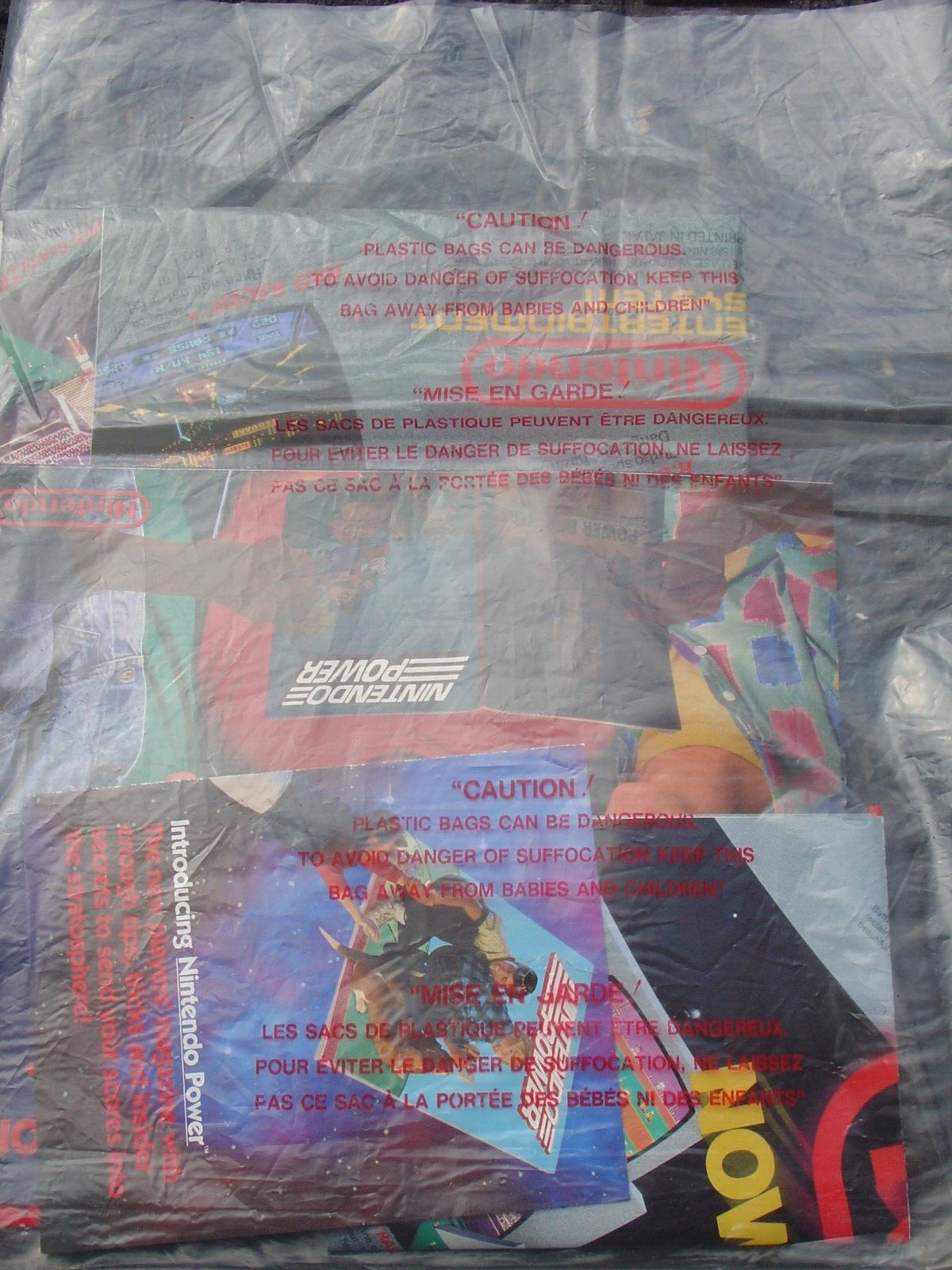 Vtg Original 1988 NES Nintendo Game Entertainment System Paper Lot Posters Read