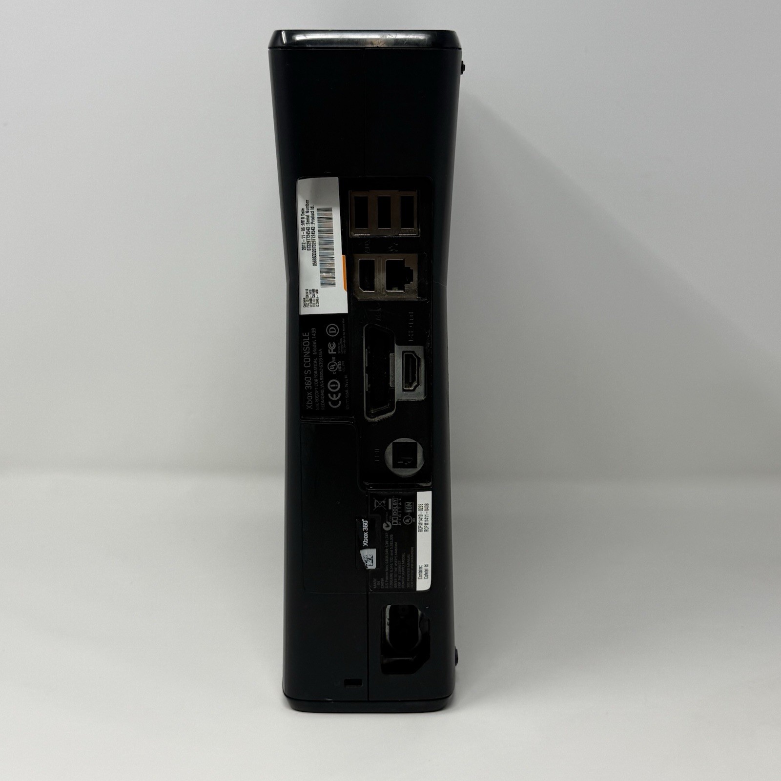 Microsoft Xbox 360 S Slim 1439 Console 250GB Bundle Controller Cable – Tested