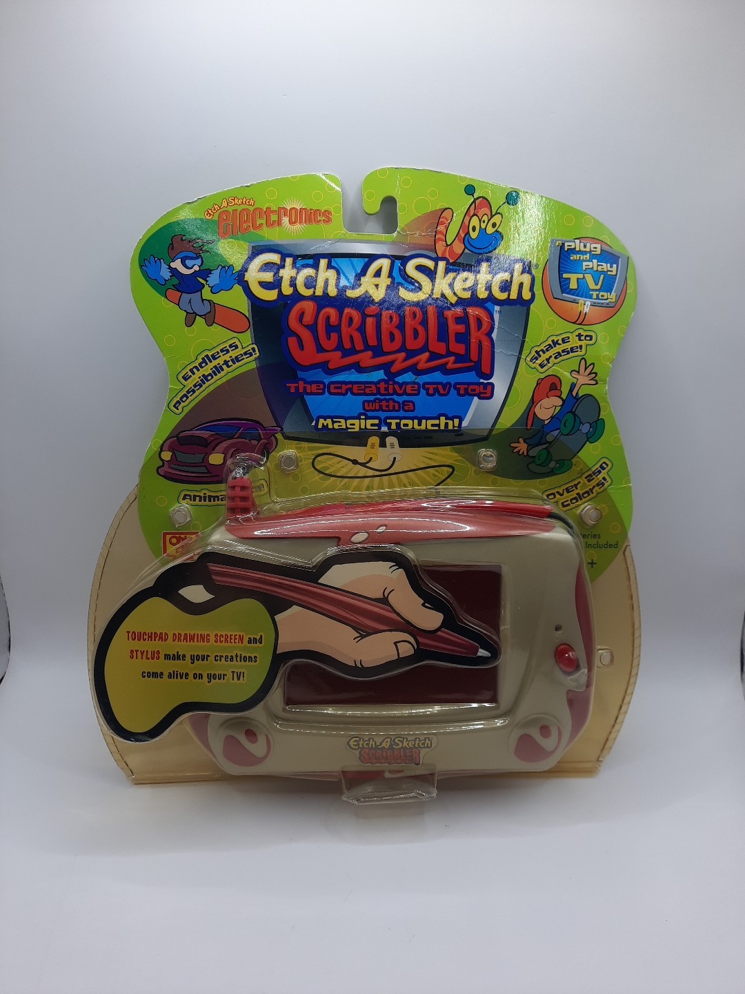 Etch A Sketch Scribbler 2005 RC to TV with Attached Pen New In Package