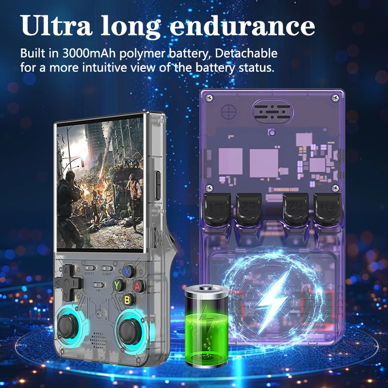 R36 Ultra 2026 Open Source R36S Video Game Console Linux System 4.0 Inch IPS
