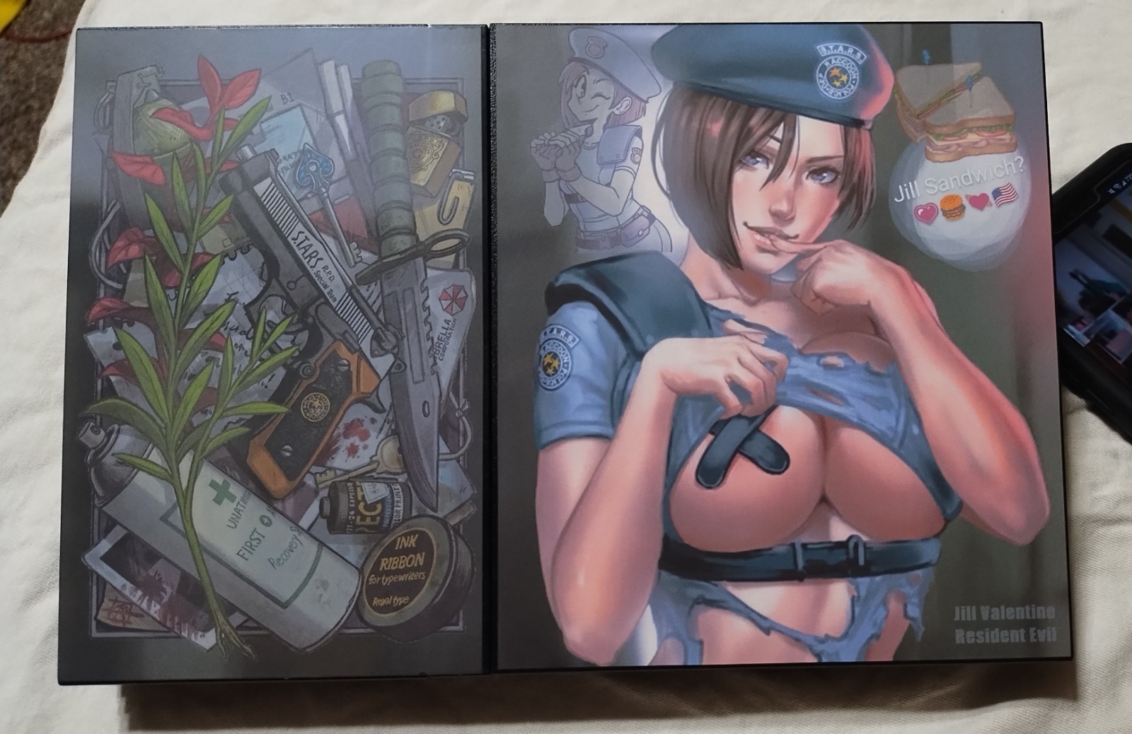 Sony Playstation 2 Slim Console w/ Resident Evil case
