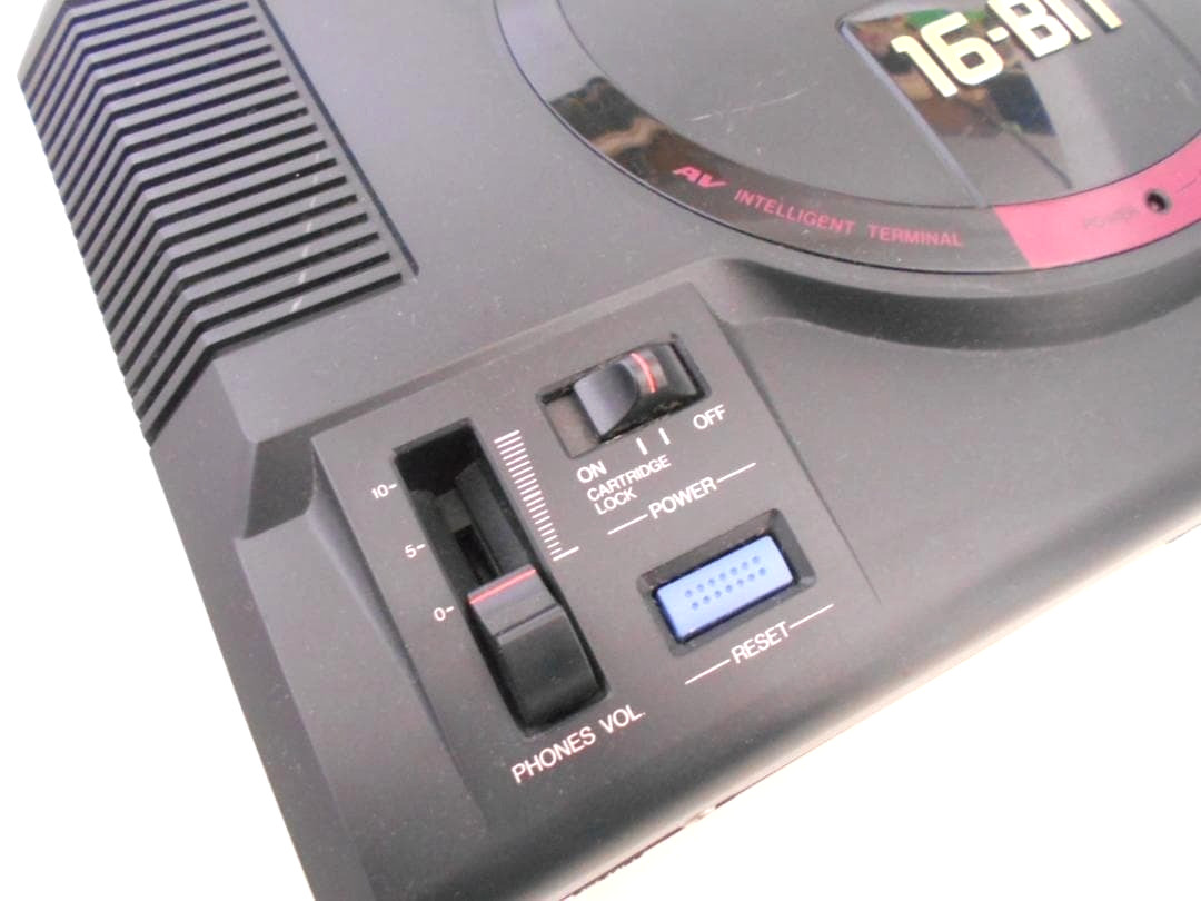 SEGA Mega Drive Console 16-Bit Boxed Controller Manual Tested Japan MD CIB