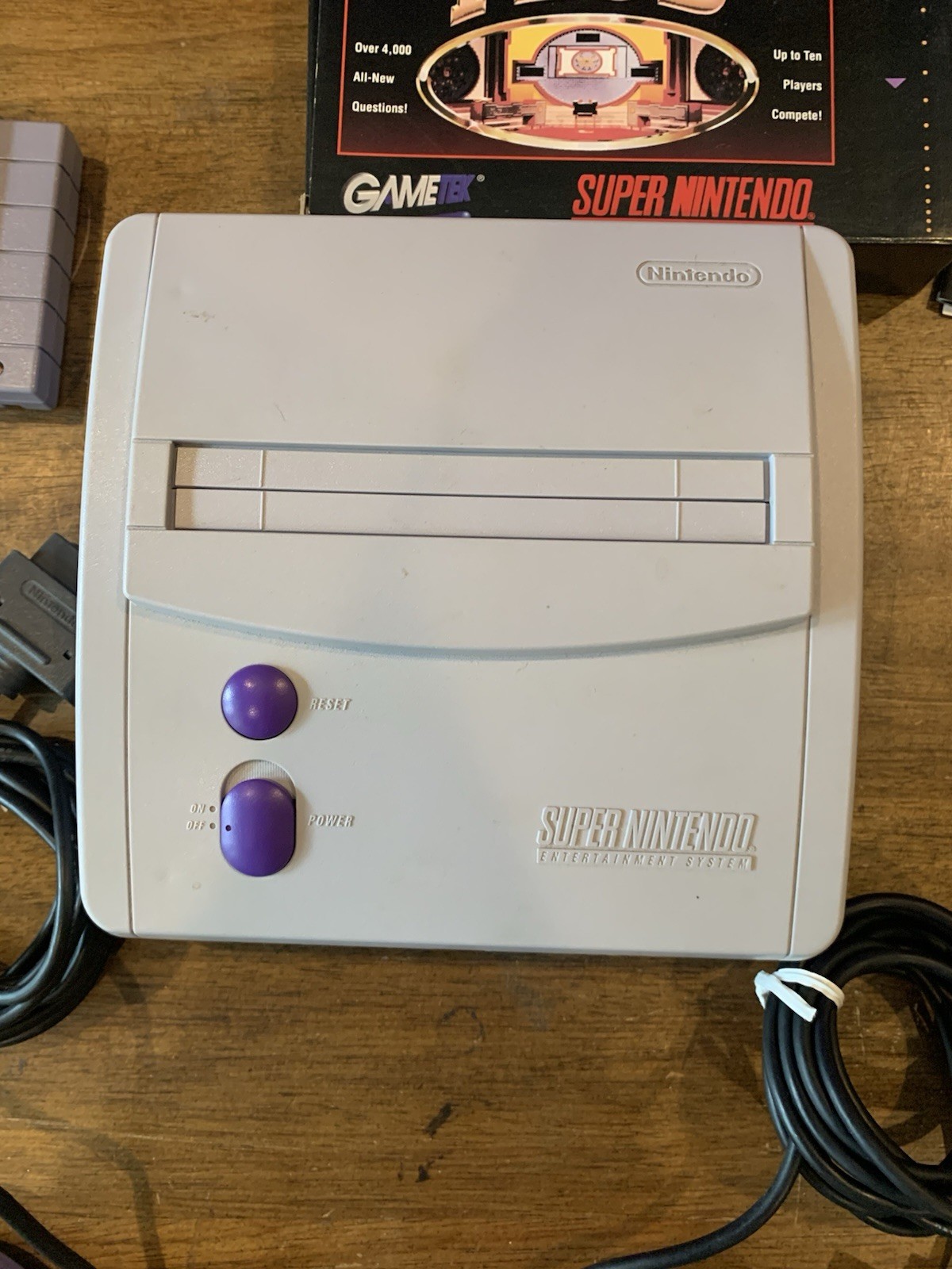 90s Super Nintendo Entertainment System MINI SNES Jr Console SNS-101 5 Games